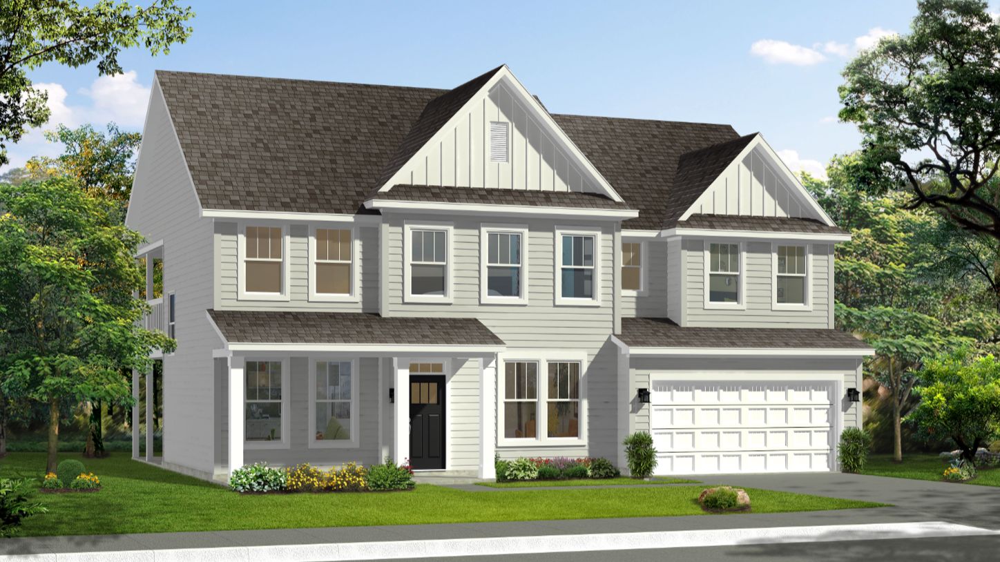 Elevation 1 rendering of the Stonefield home plan by DRB Homes