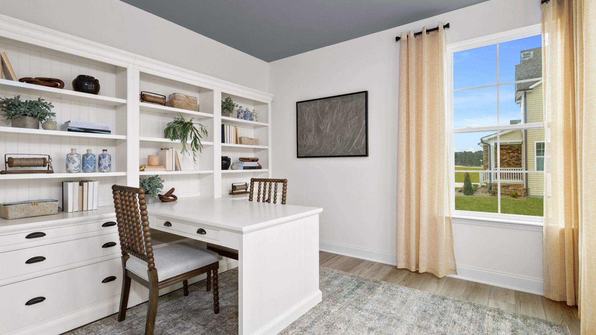 Stonefield home plan first floor flex space/home office/playroom