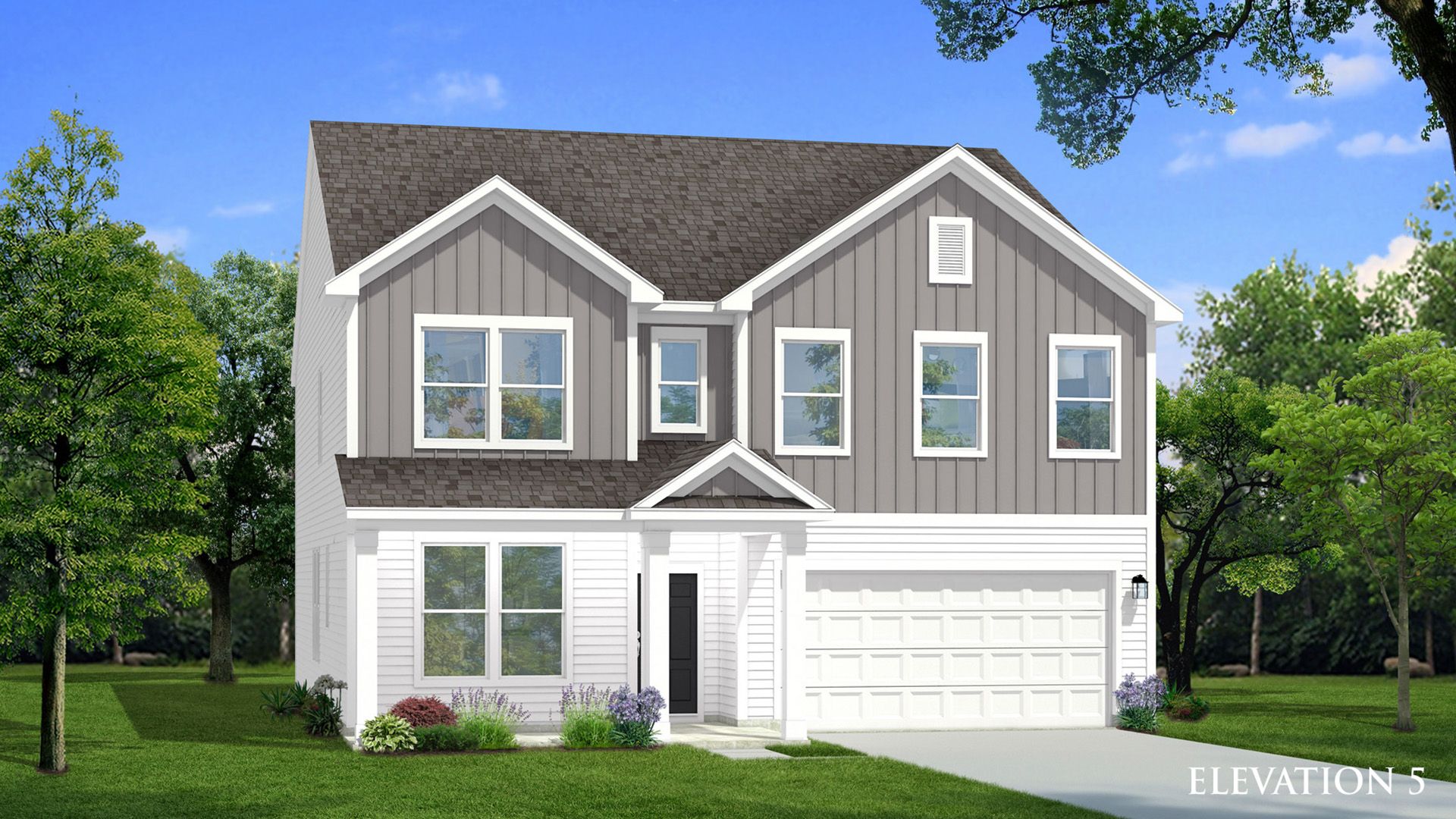 Elevation 5 rendering of the Wagener home plan by DRB Homes