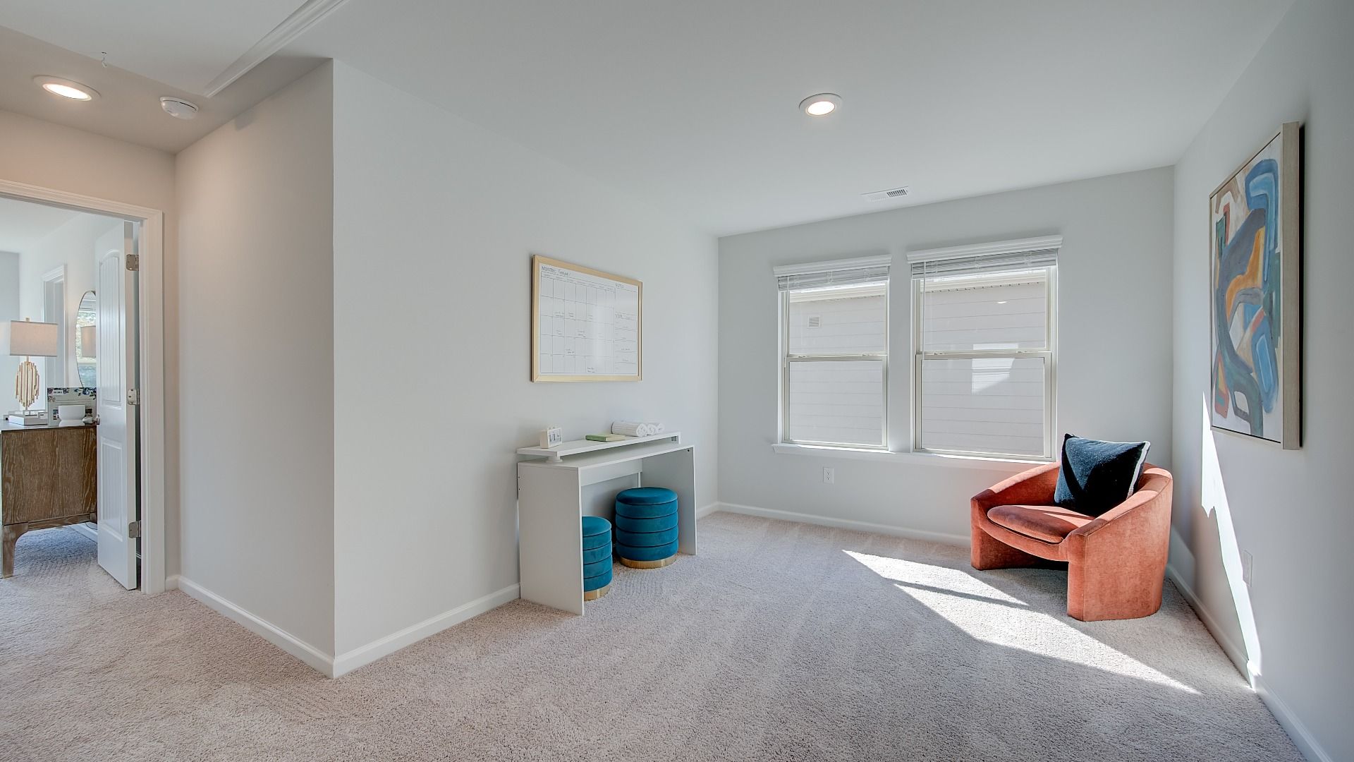 Loft area on second floor of floorplan with open layout, ideal for lounge, office, or play space.