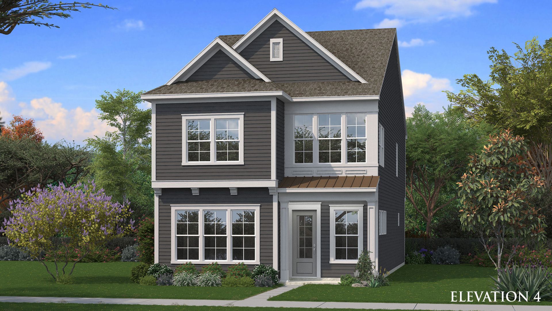 The Brentwood Design by DRB Homes. New Homes For Sale in Charlotte, NC - Elevation 4