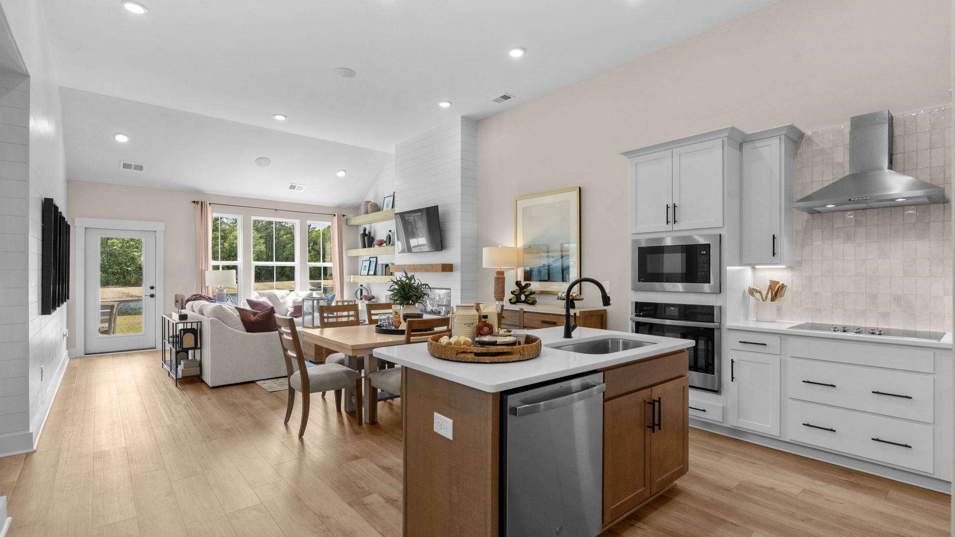 The Summit features open-concept living with a spacious kitchen and gathering area.