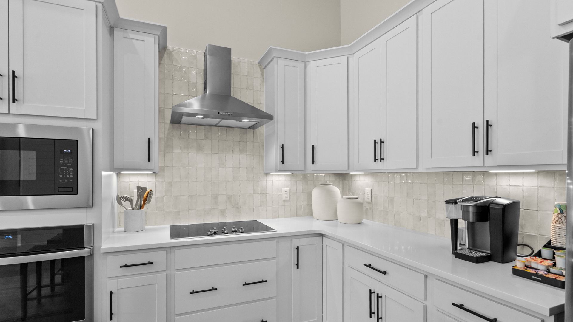 Stylish kitchen in the Summit home plan with quality finishes and functional design.