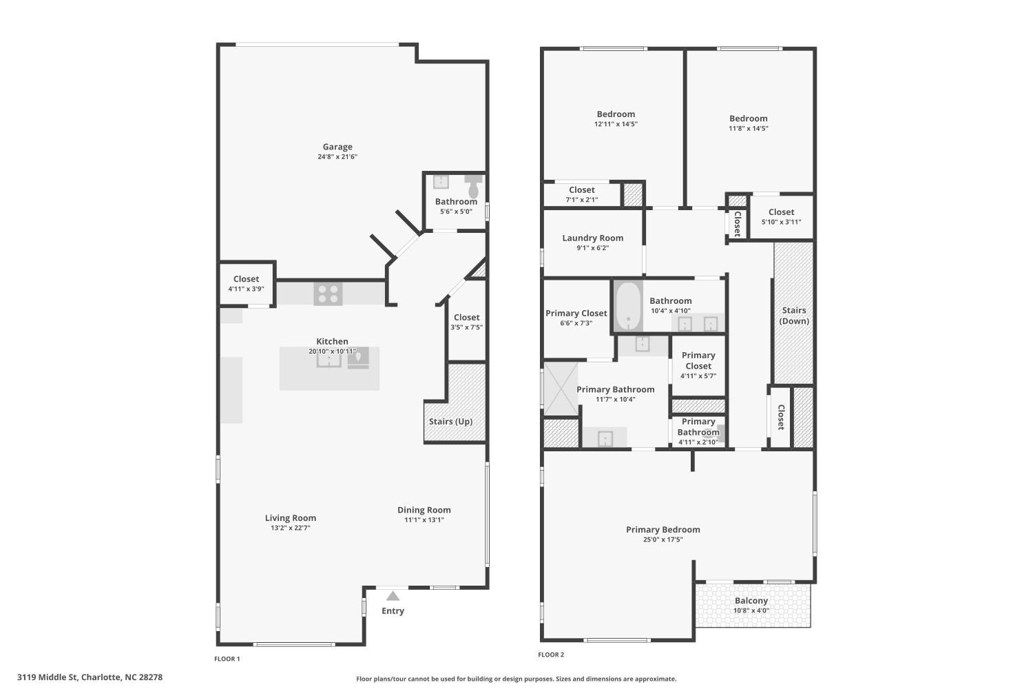Brentwood - Combined floor plans