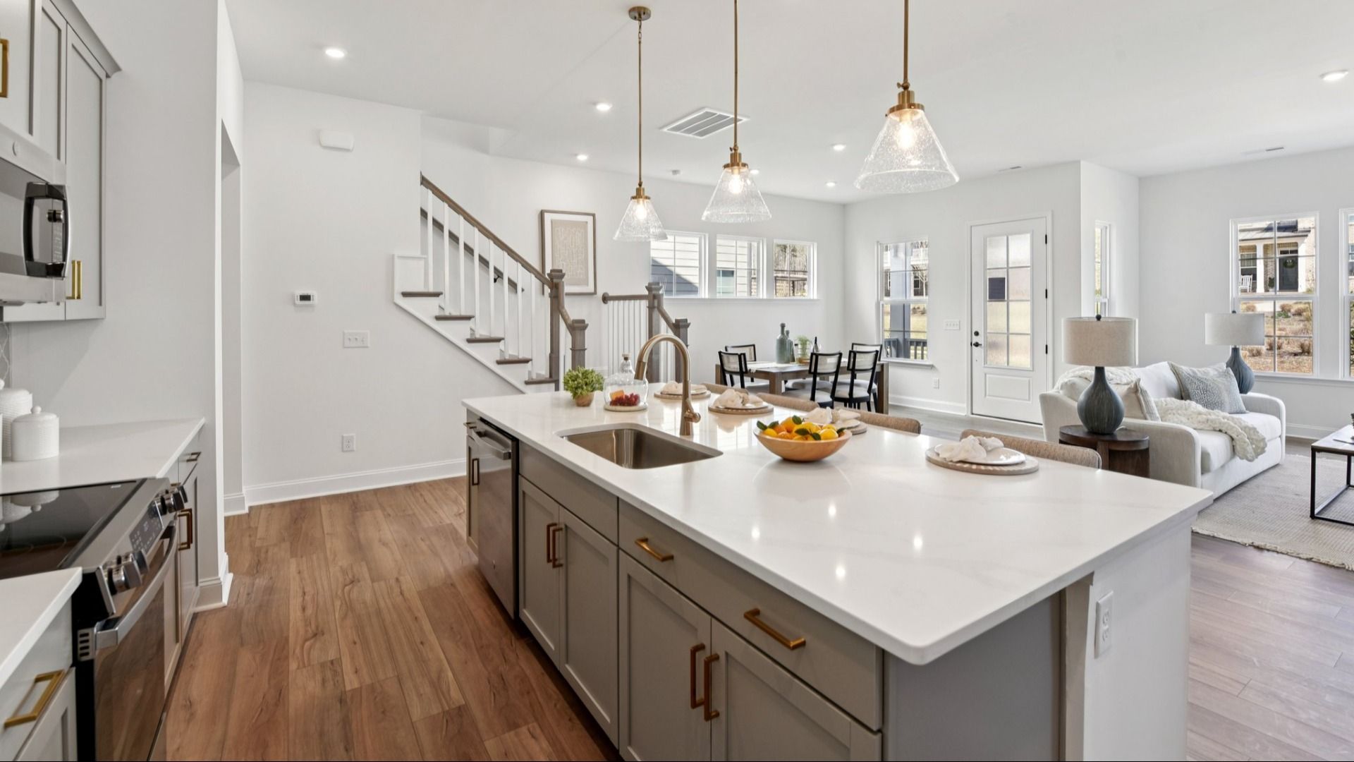 The Brentwood by DRB homes in River District Charlotte NC - Kitchen