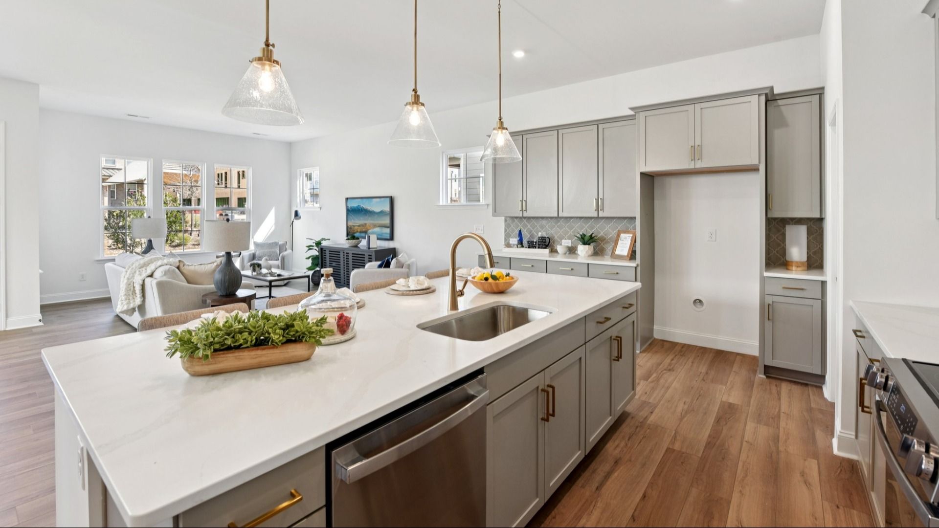 The Brentwood by DRB homes in River District Charlotte NC - Kitchen