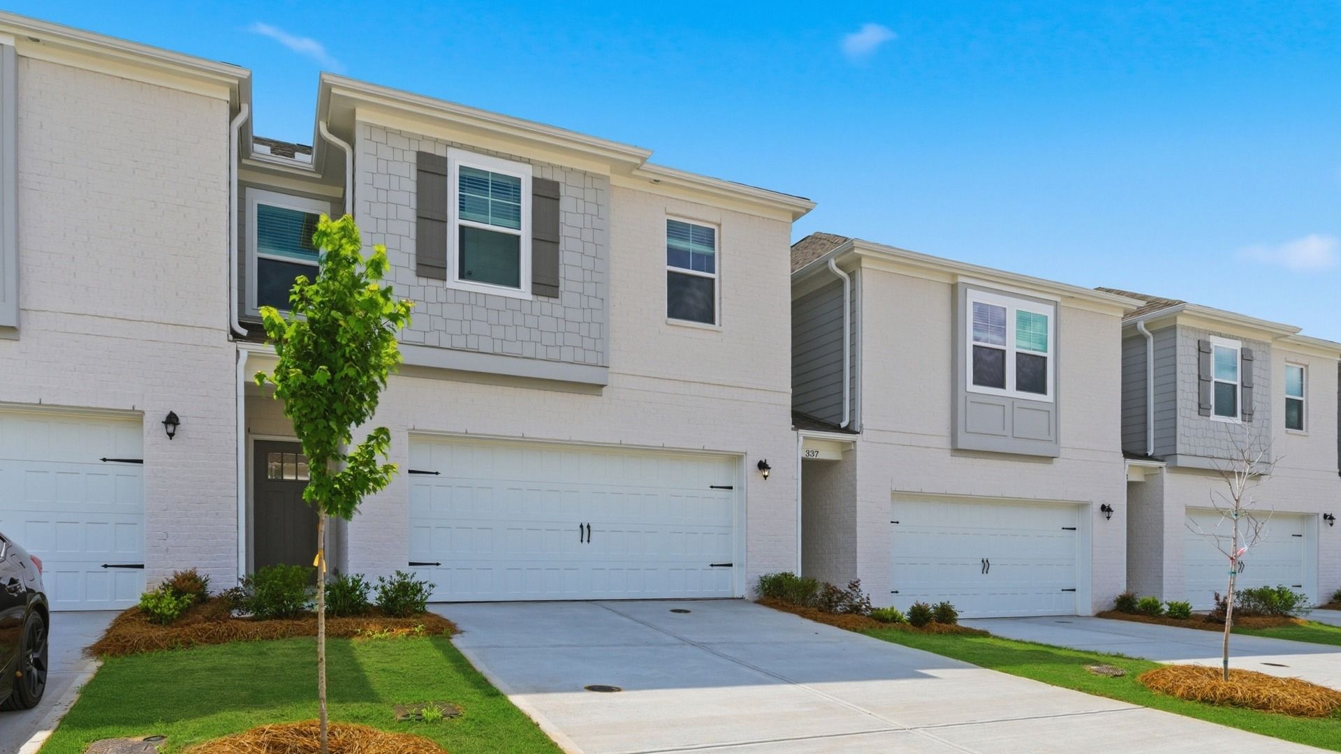 Austin - Bowers Farm Townhomes: McDonough, Georgia - DRB Homes