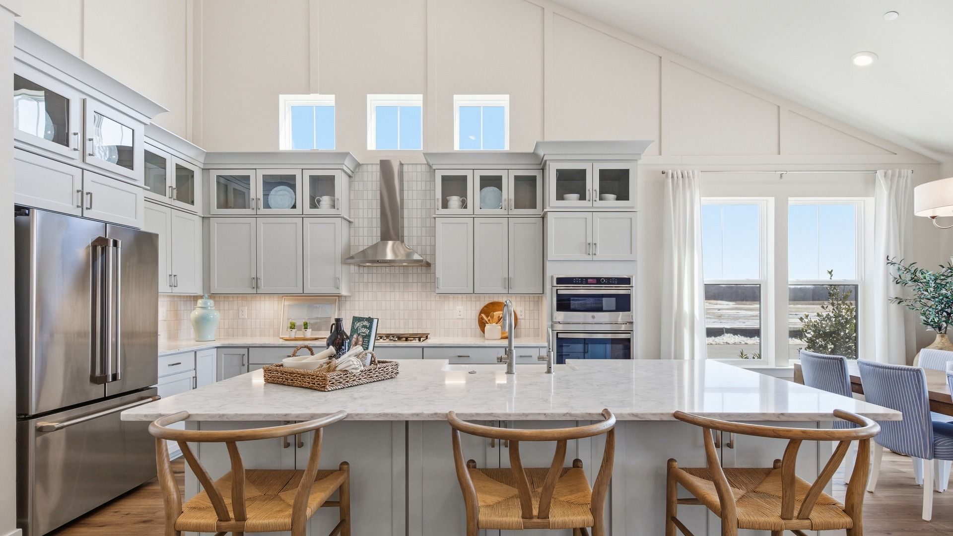 Kitchen Latitude Floor Plan at The Granary by DRB Homes Eastern Shore