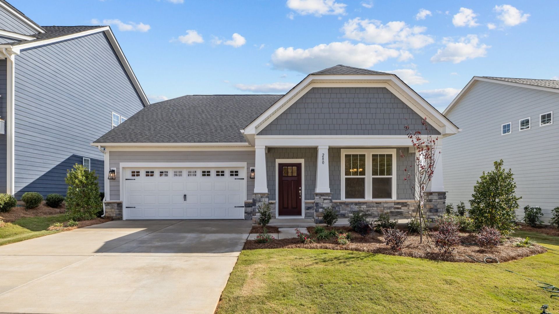 The Fairfield Plan by DRB Homes in McBride Indian Trail, NC - Elevation 3