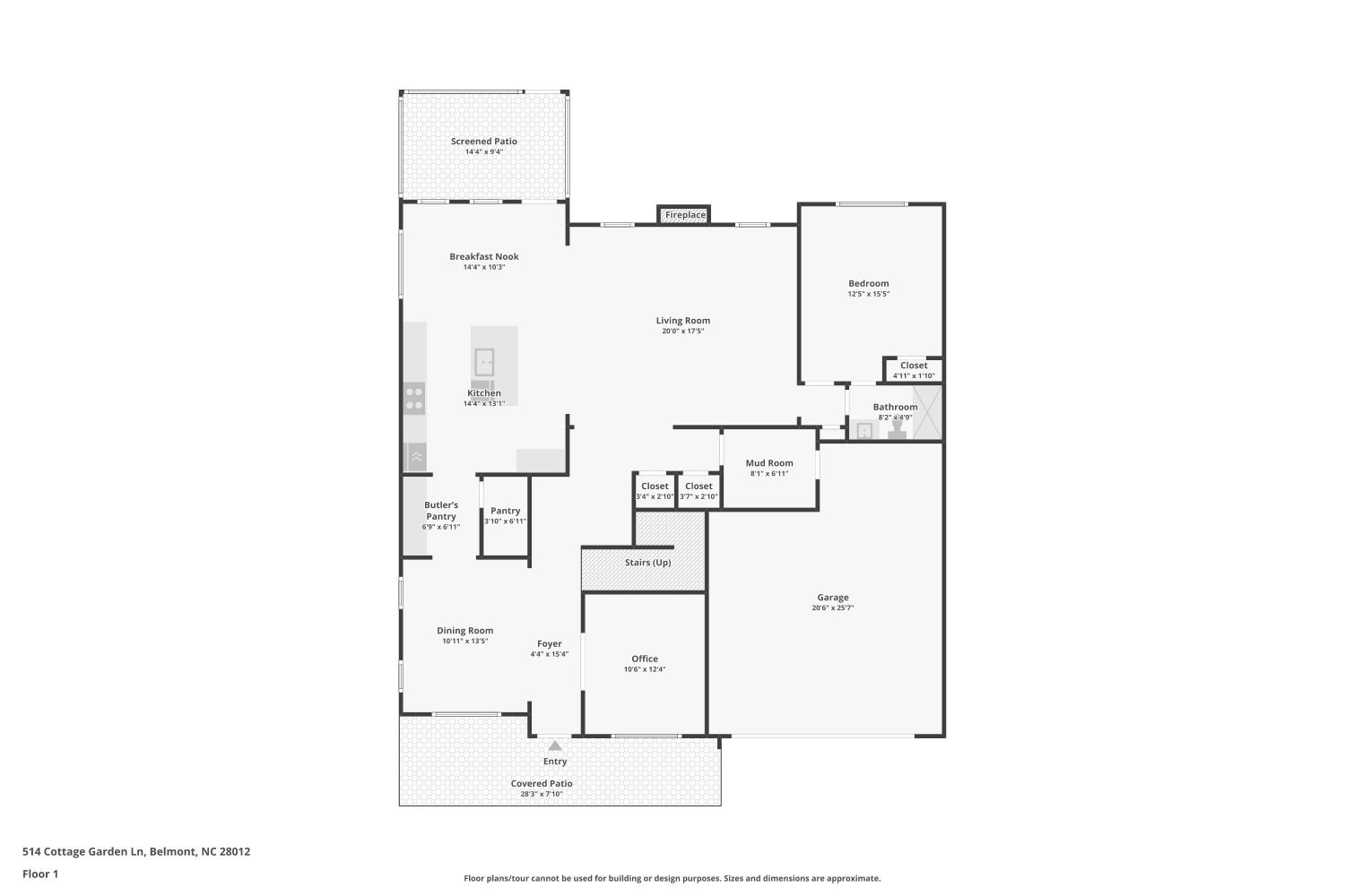 The Stonehaven Plan by DRB Homes in Michaux Gardens - Floor 1