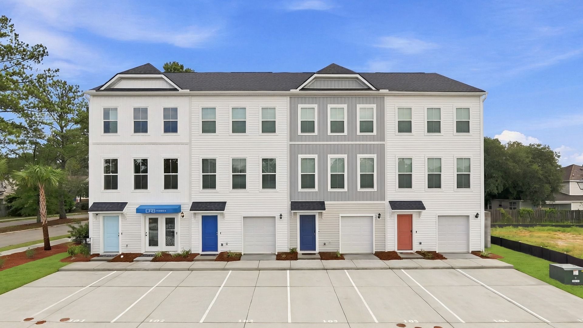 Jennings - Clear Springs Townhomes: North Charleston, South Carolina - DRB Homes