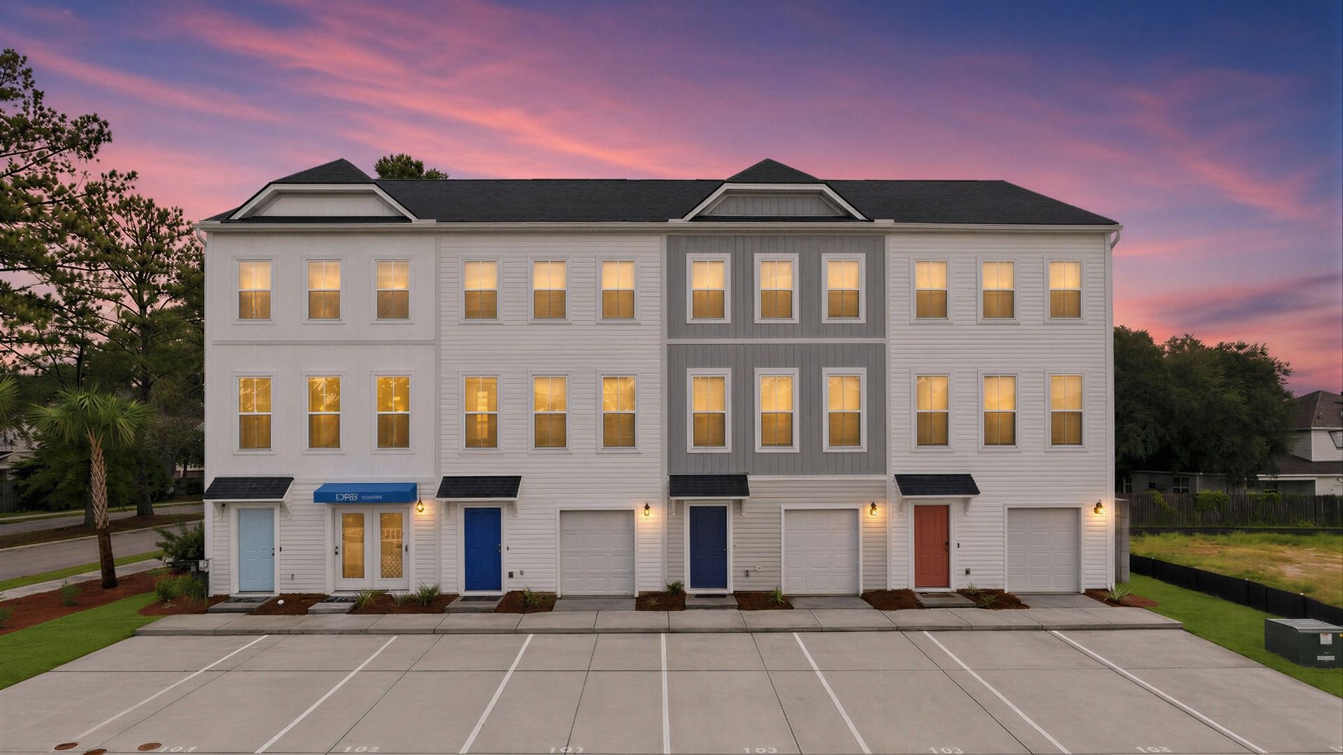 casa en Clear Springs Townhomes por DRB Homes
