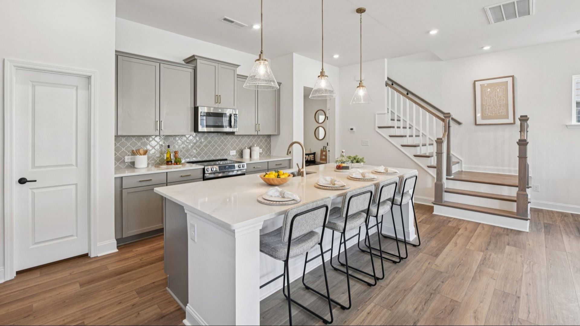 The Brentwood Plan River Point in River District by DRB Homes in Charlotte NC