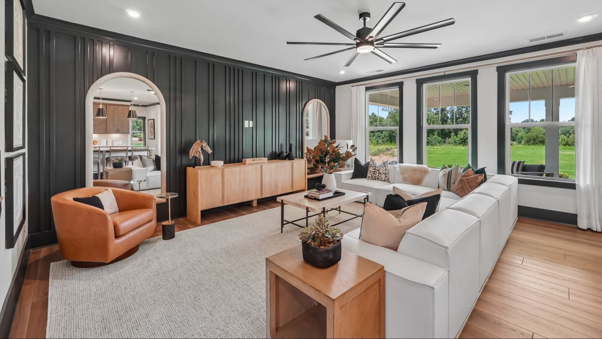 The Norris Plan by DRB homes in McBride Indian Trail, NC - Living Space