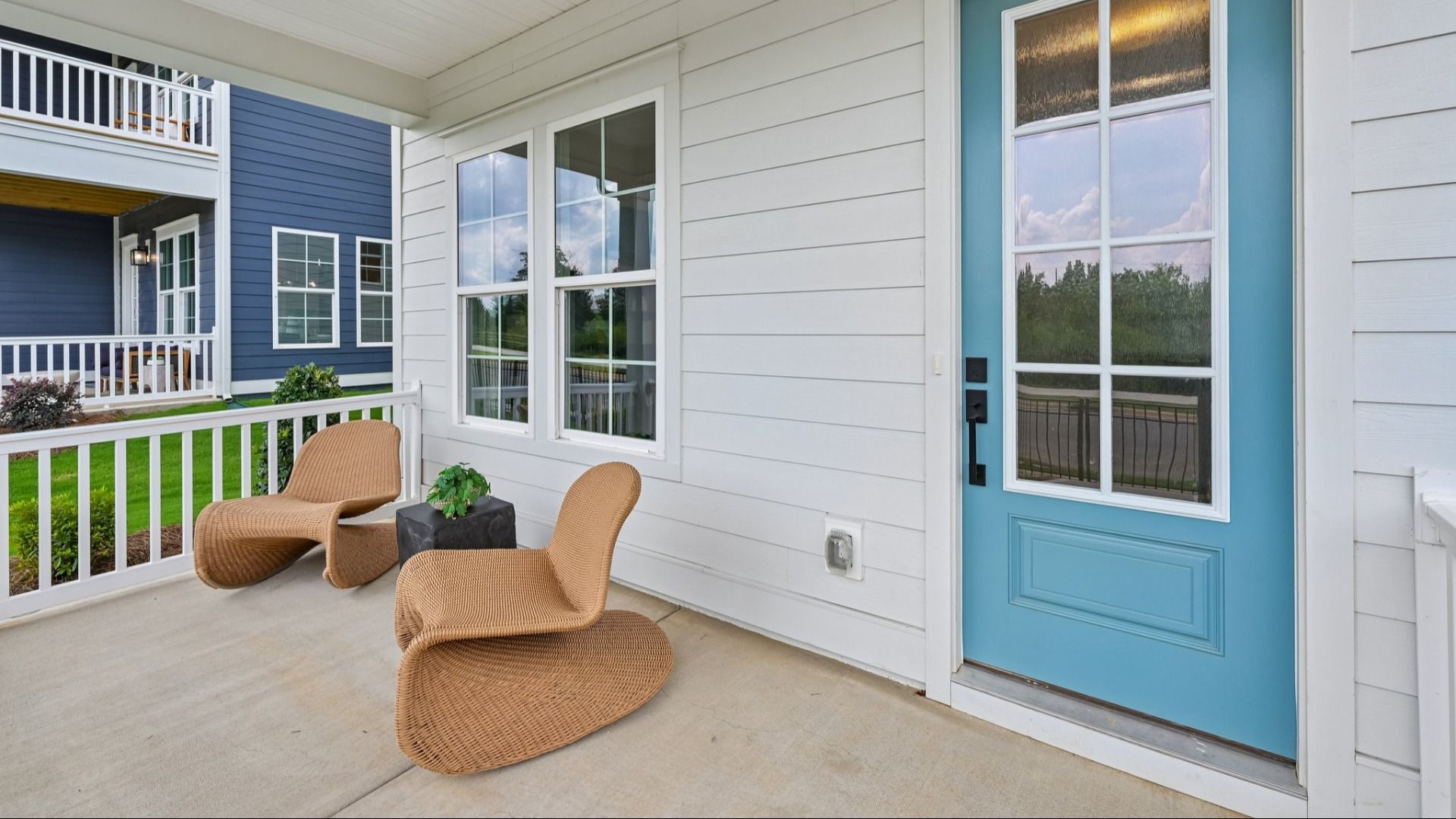 The Westport Plan by DRB Homes in Miller Farm - Front Porch