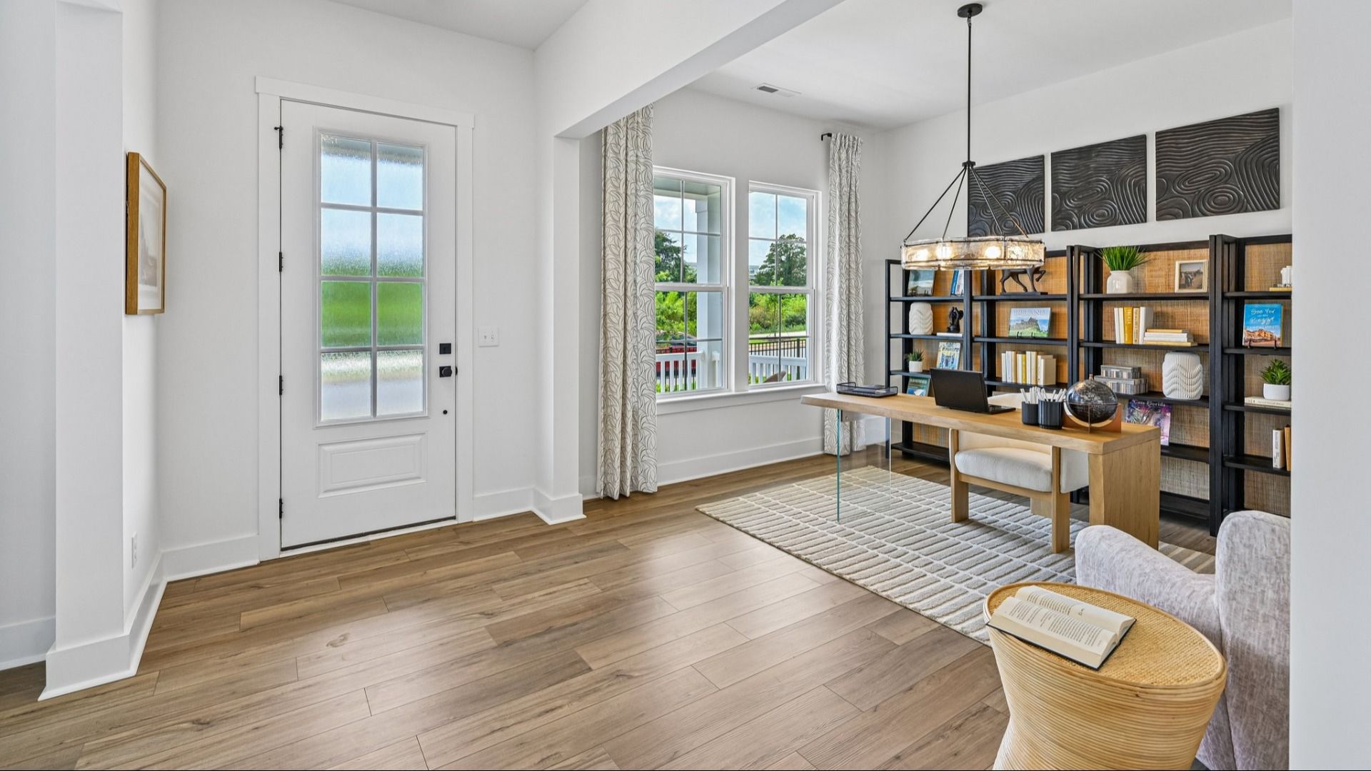 The Westport Plan by DRB Homes in Miller Farm - Entry & Office