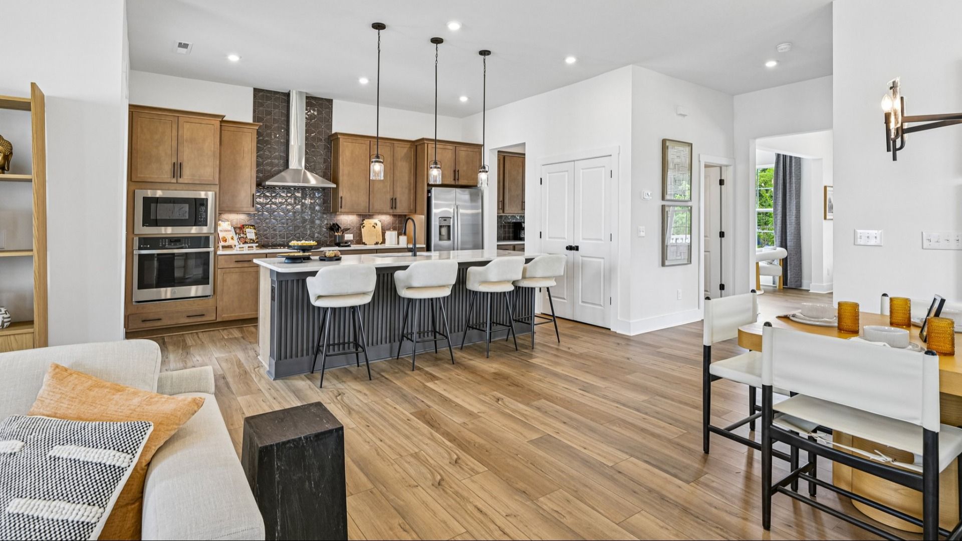 The Westport Plan by DRB Homes in Miller Farm - Open Concept layout
