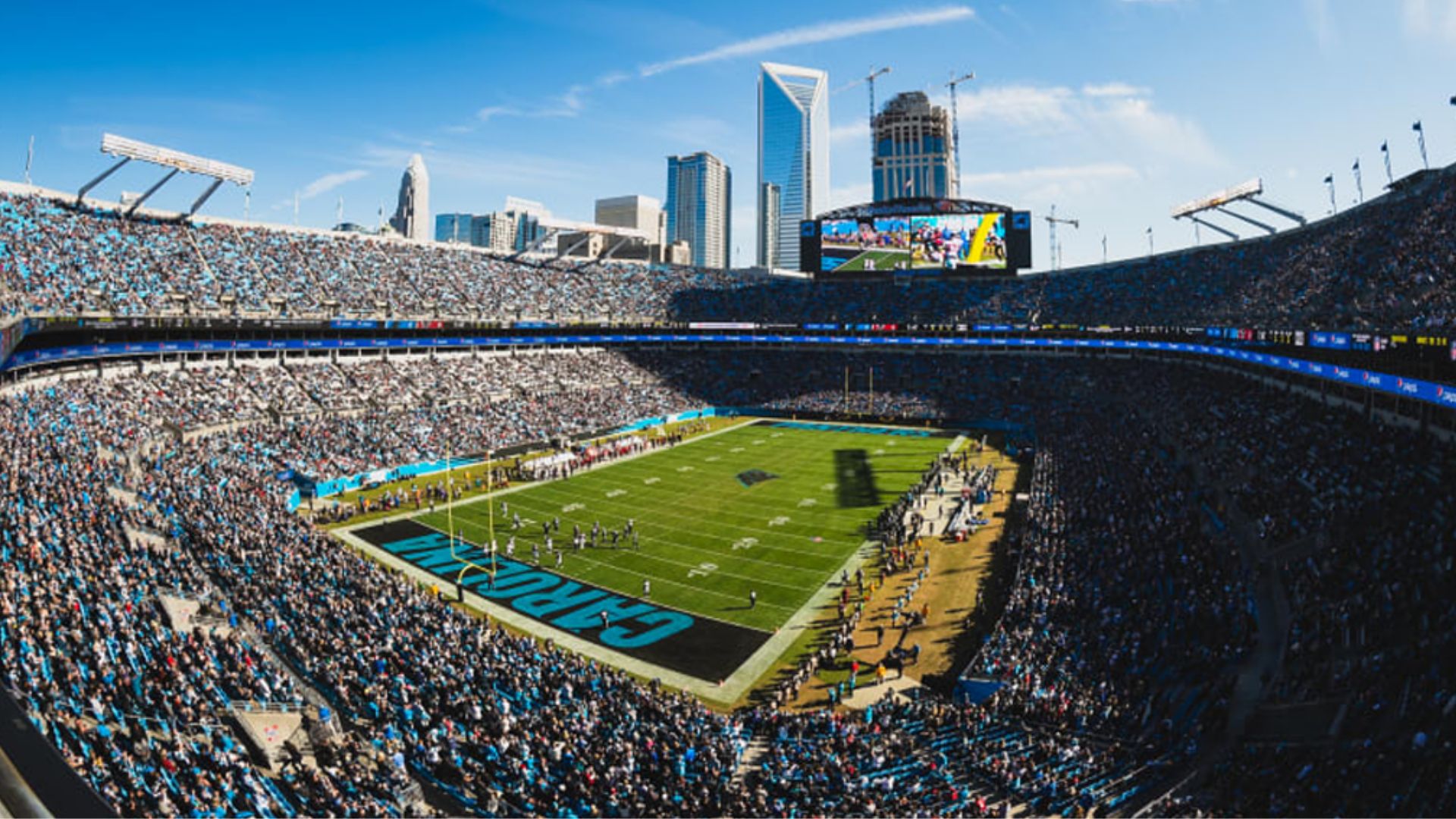 Bank of America Stadium - Carolina Panthers Football located 15 minutes away from the Bell Glen Community