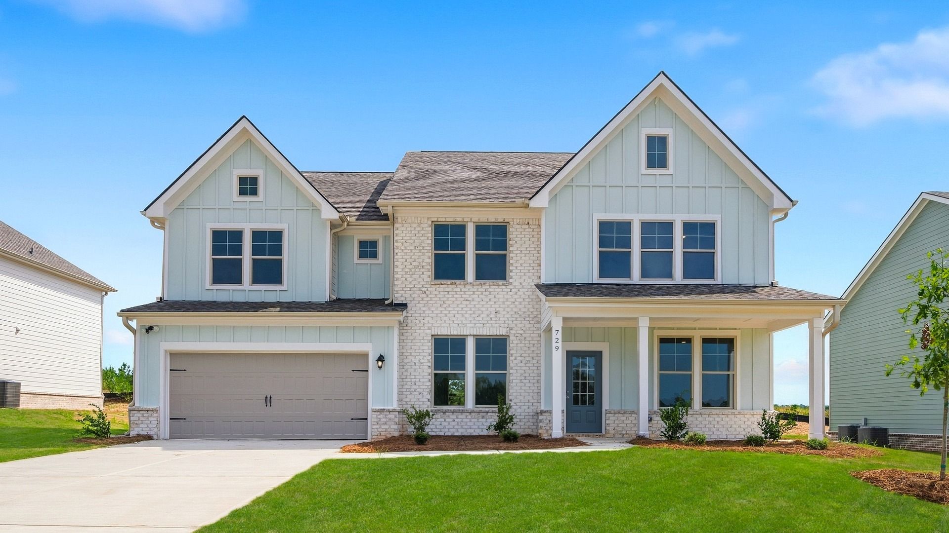 Stonefield - Front Entry - Brighton: Locust Grove, Georgia - DRB Homes
