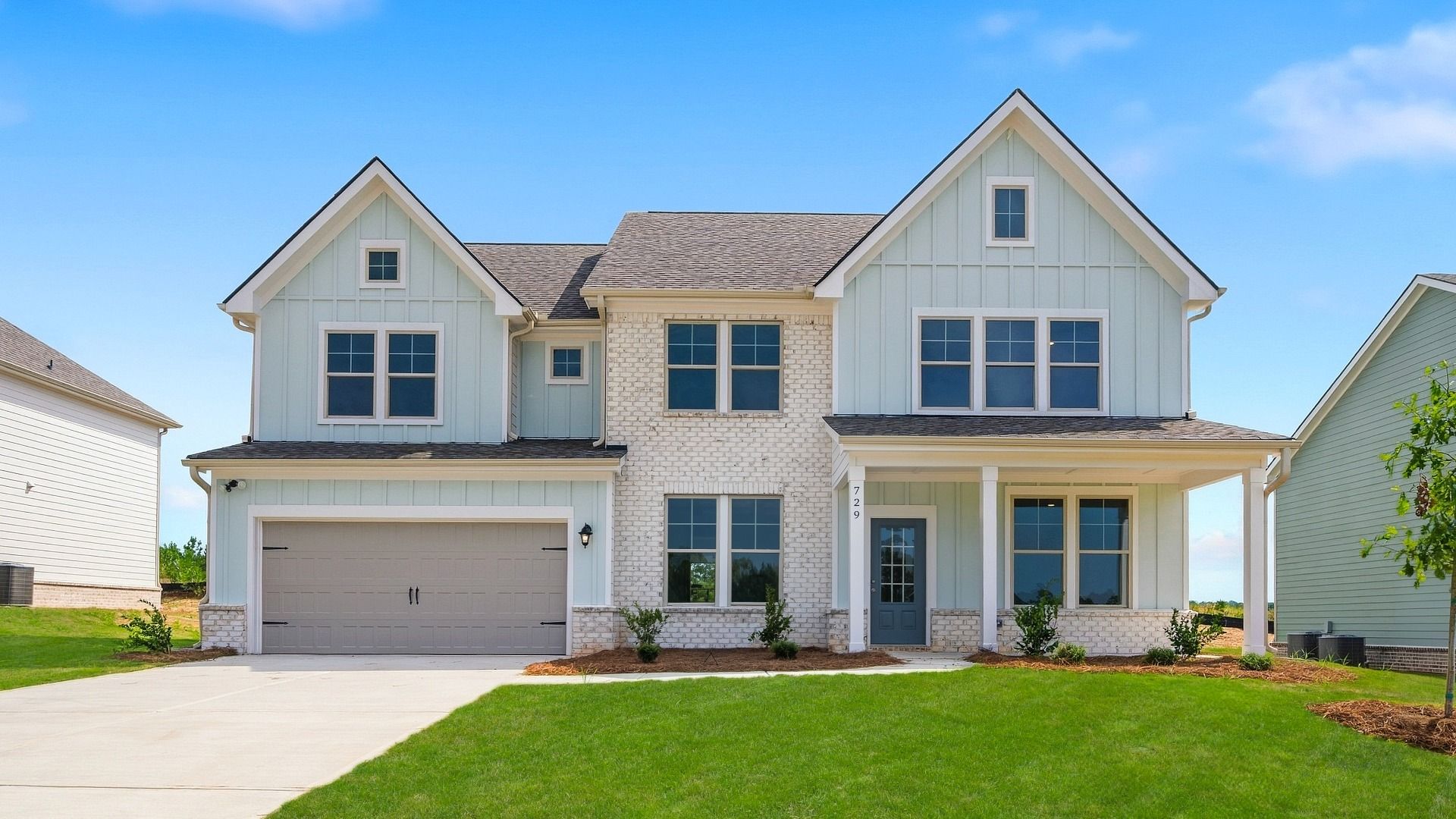 Stonefield - Front Entry - Brighton: Locust Grove, Georgia - DRB Homes