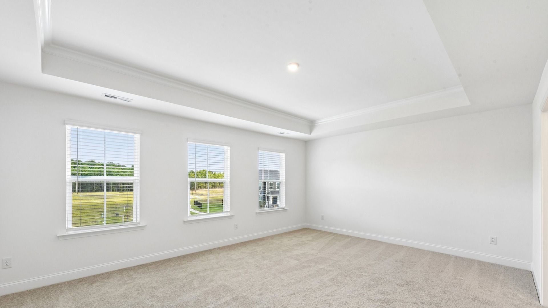 The Burton Plan by DRB Homes in Lakeside Glen, York SC - Primary Bedroom with tray ceilings