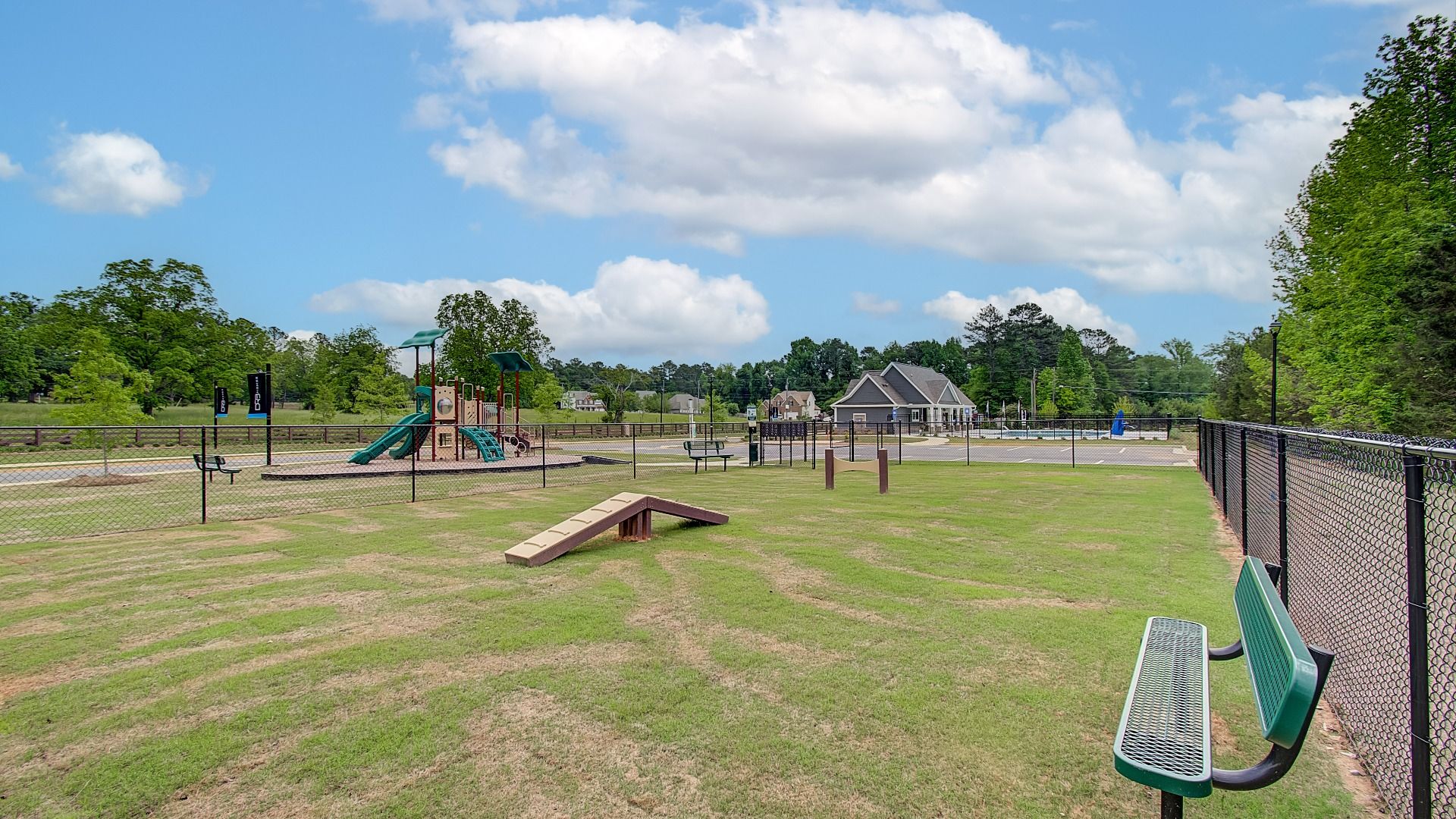 Cooper Park community dog park and pet-friendly area in McDonough, GA.