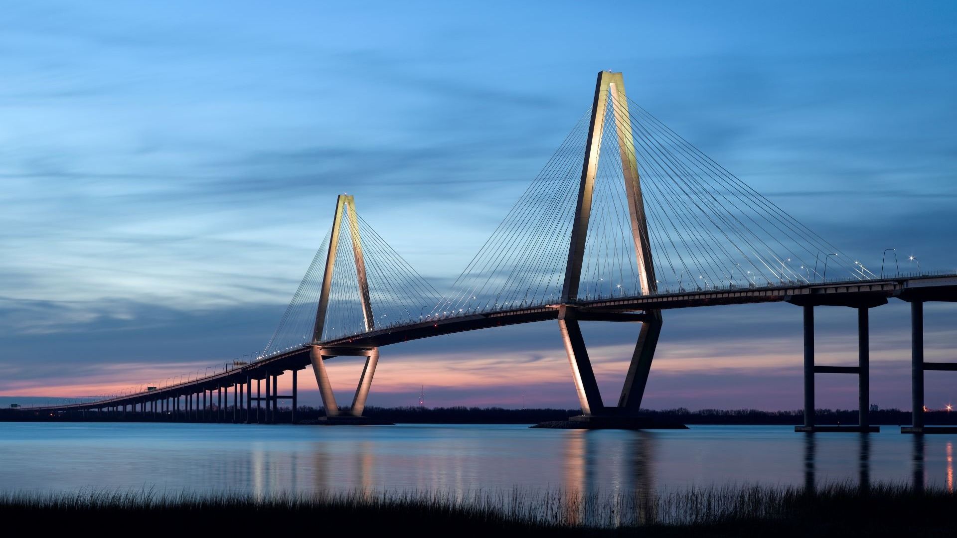 Sunset at Ravenel Bridge Mount Pleasant