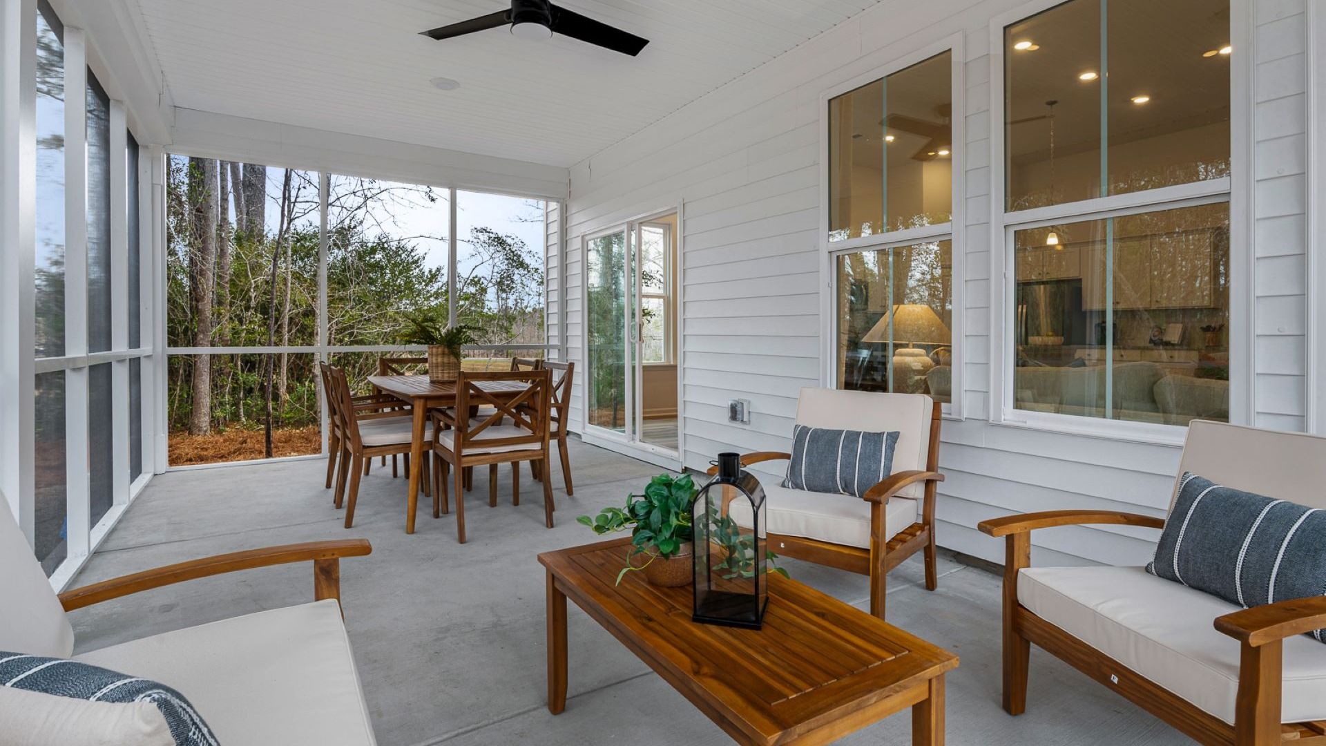Patio of Avondale model by DRB Homes in Longs, SC