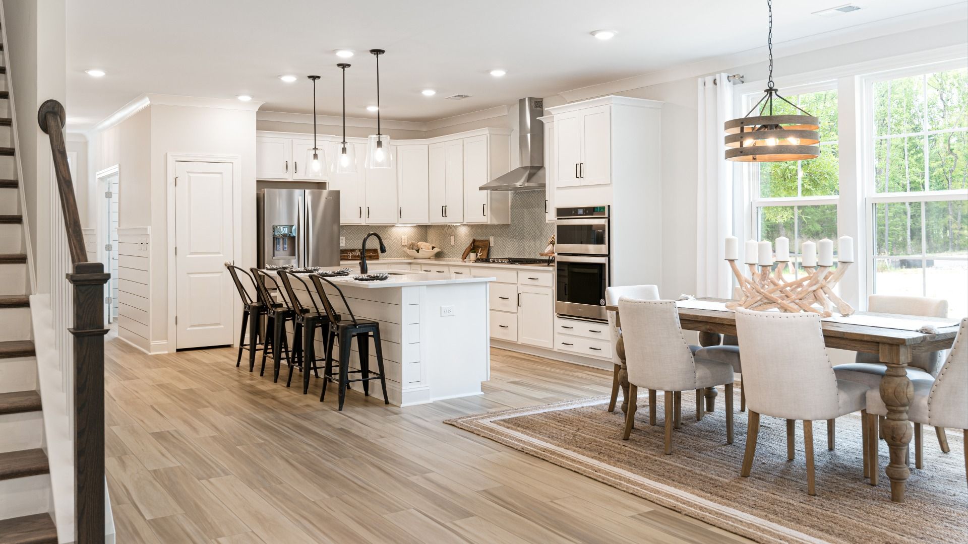 kitchen dining open concept