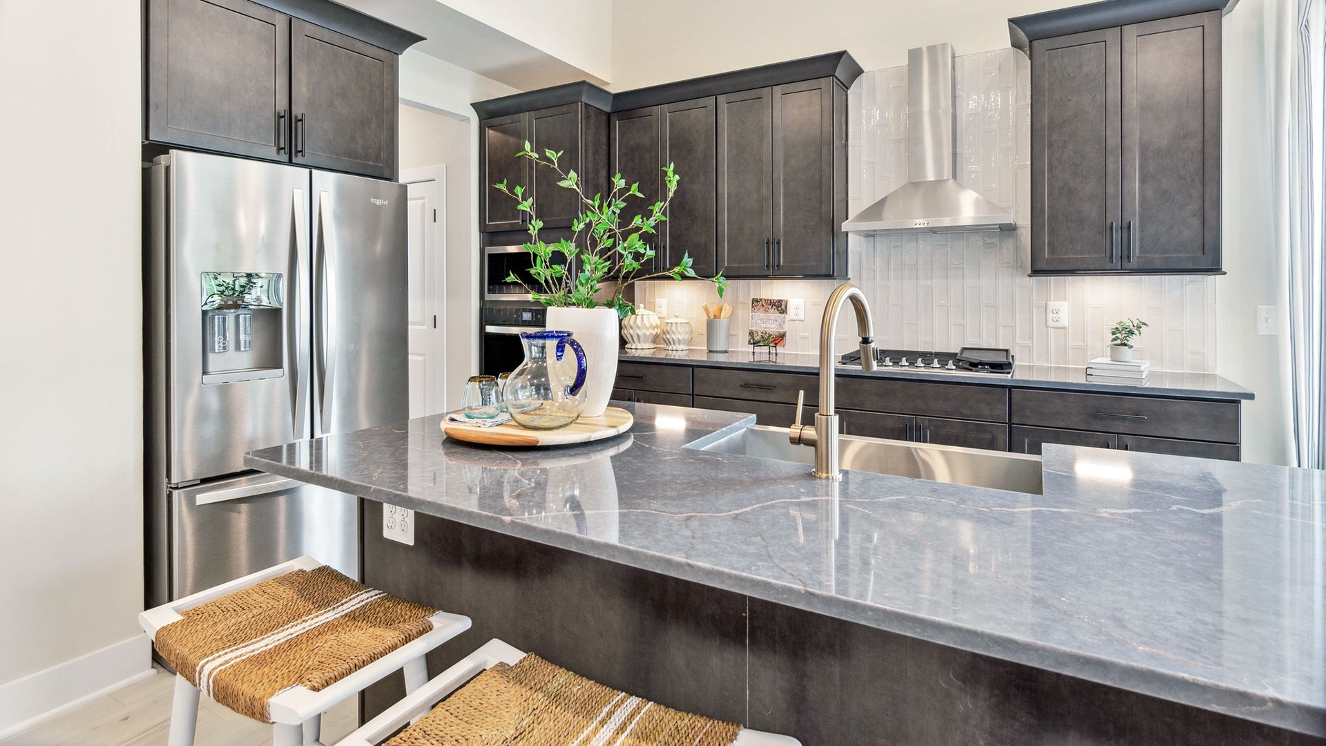 Gourmet Kitchen with Stainless Steel Appliances