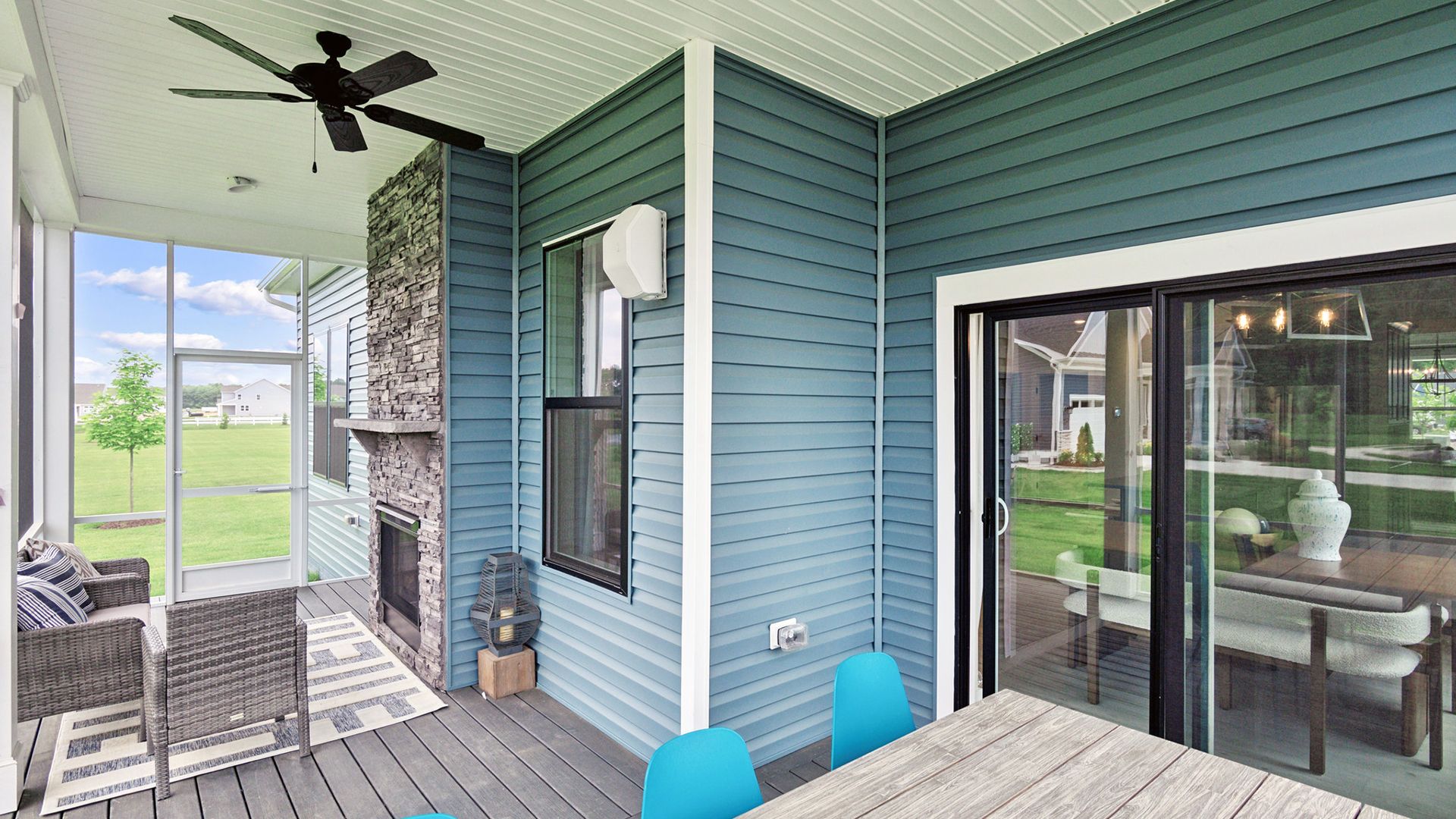 Extended Screen Porch off the Main Living Space