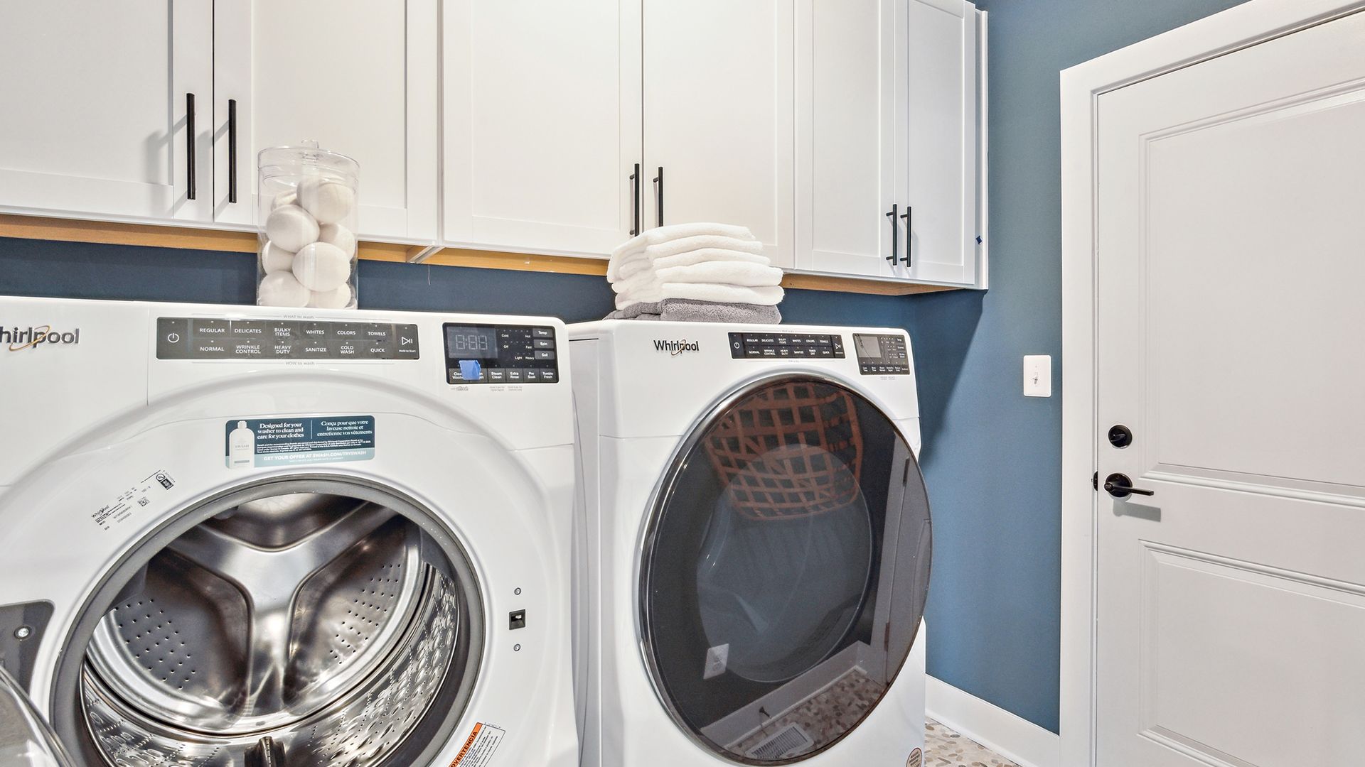 Laundry Room with Overhead Storage