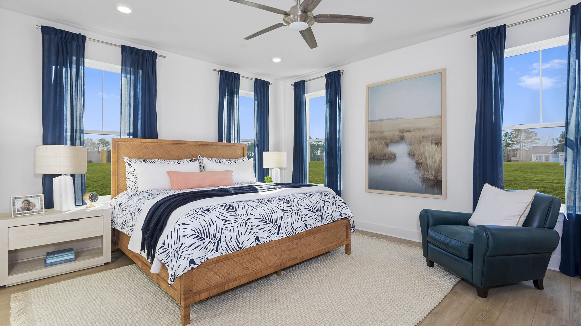 First Floor Owner’s Suite with an Abundance of Natural Light in the St. Kitts model at Wetherby