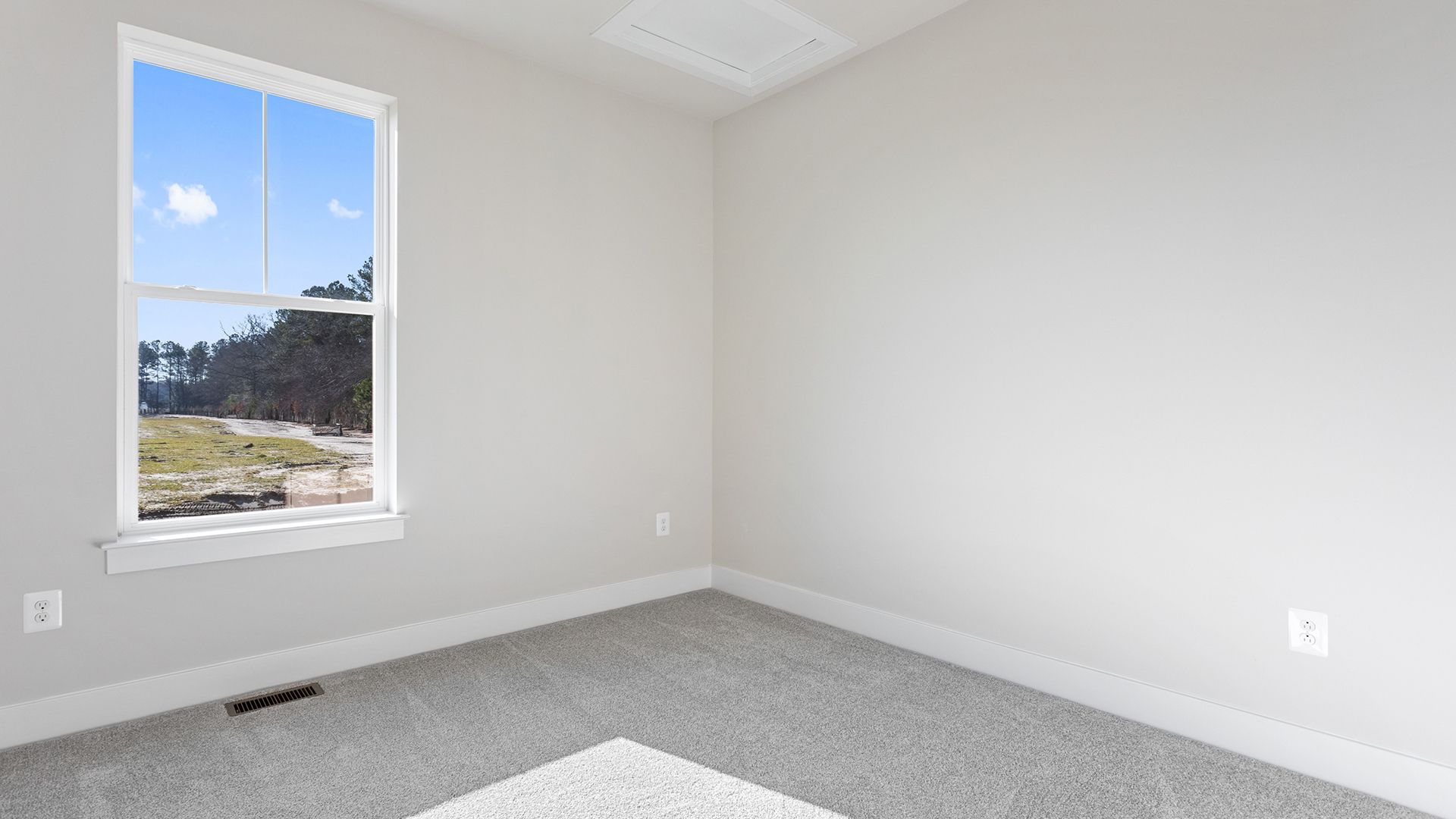 Bedroom 3 with Carpet in the Aloha at Wetherby in Millsboro, DE