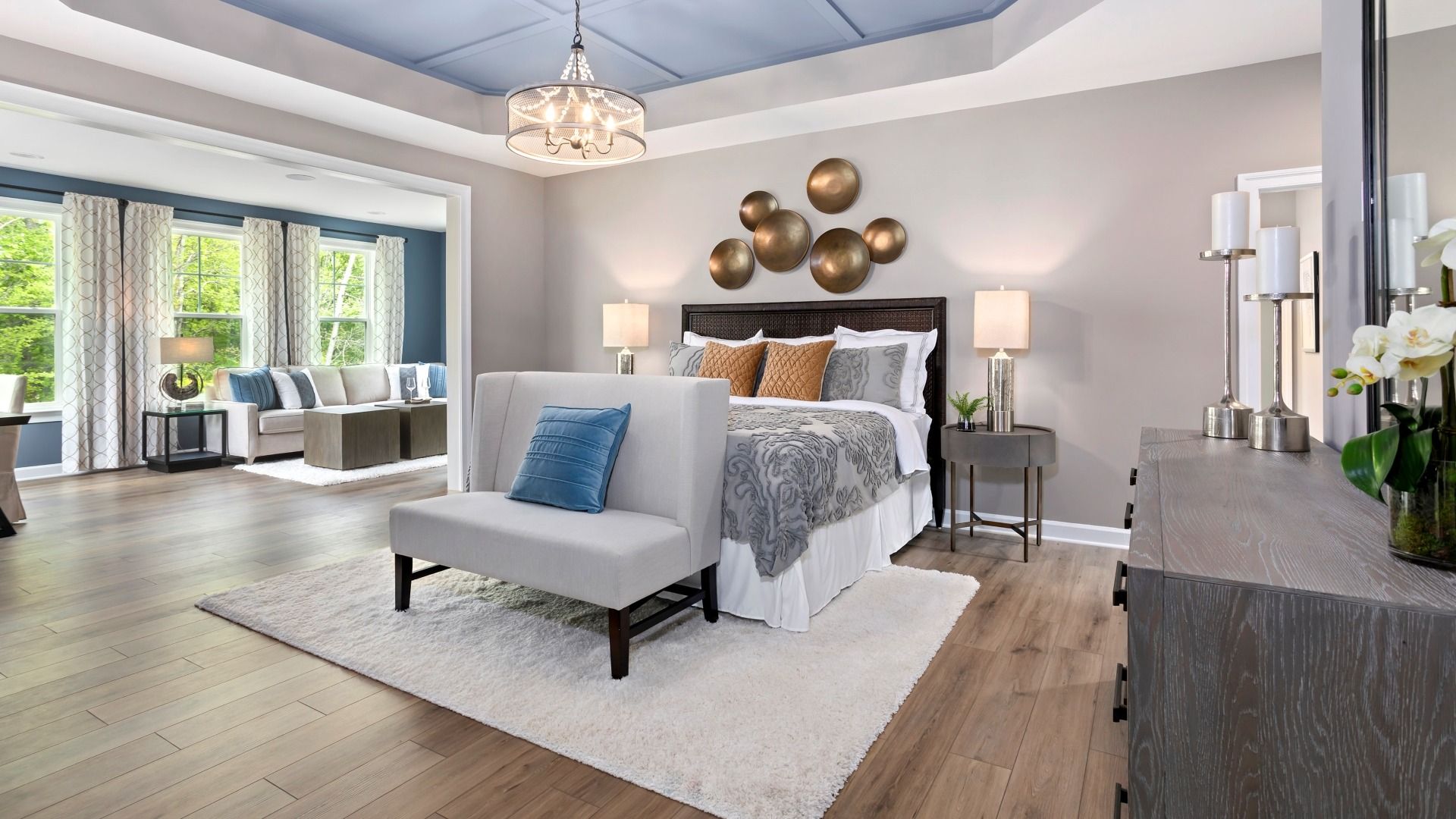 Owner's Bedroom with a Spacious Sitting Area