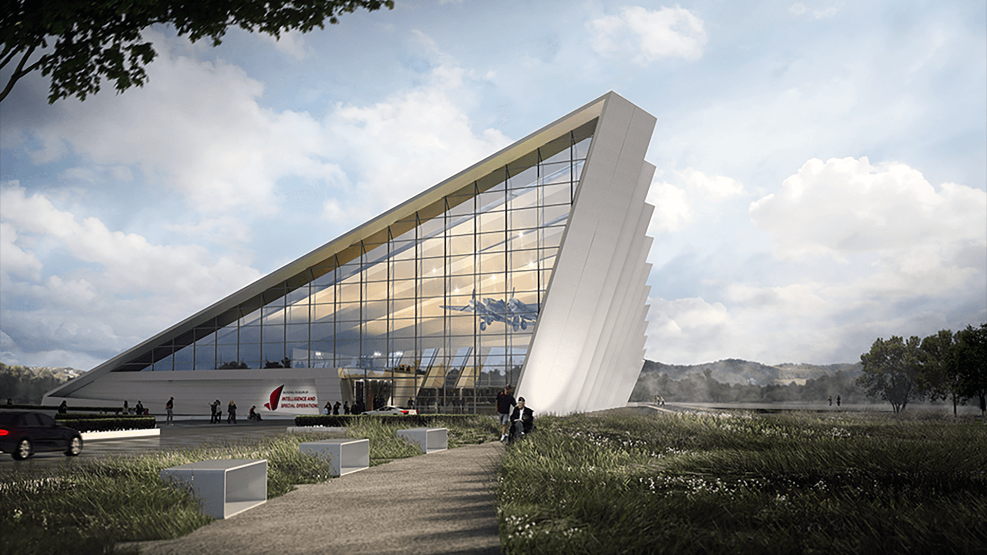 Exterior Rendering of the Future Science Museum that will be Located Onsite at Kincora in Loudoun County