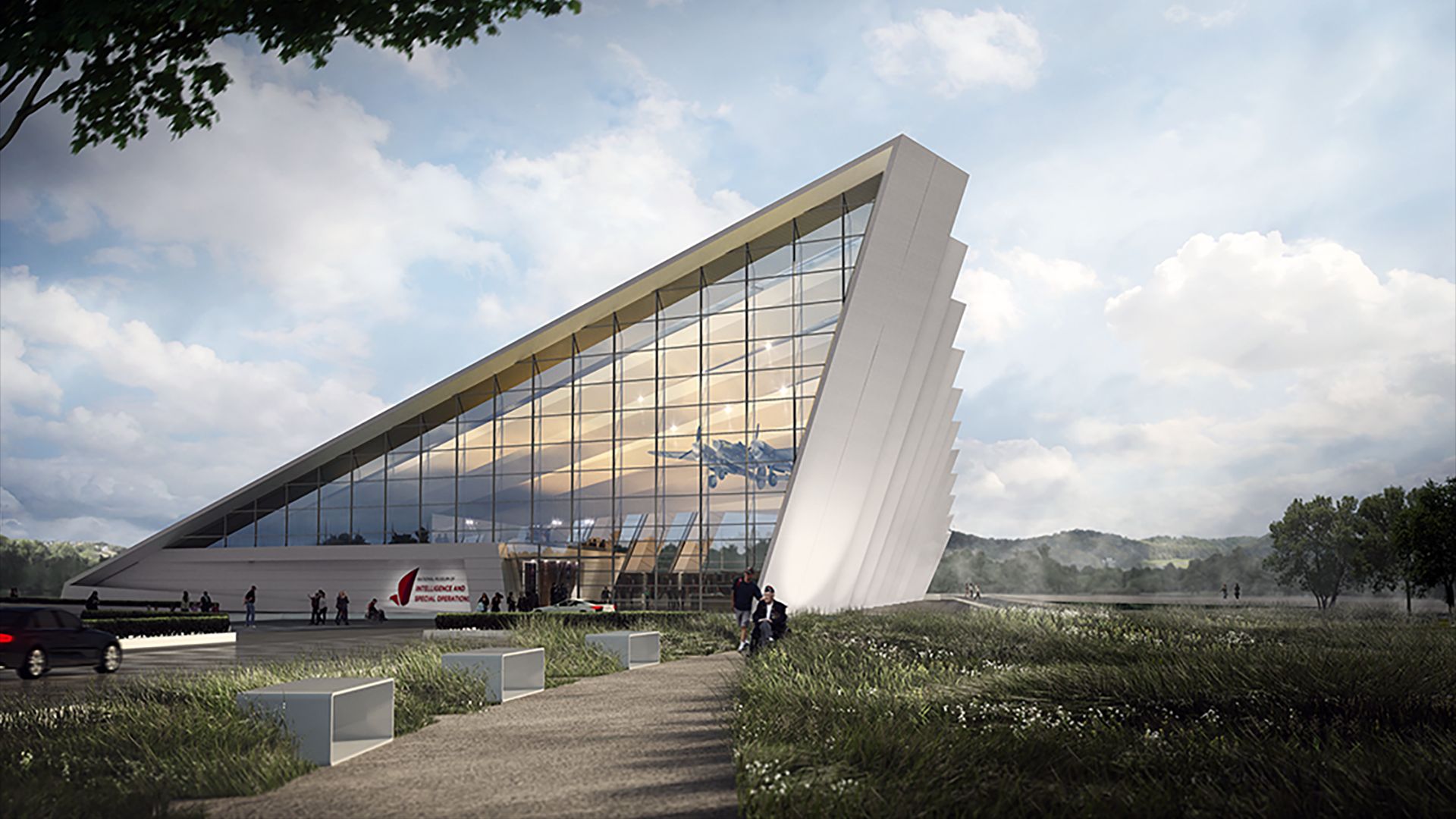 Exterior Rendering of the Future Science Museum that will be Located Onsite at Kincora in Loudoun County