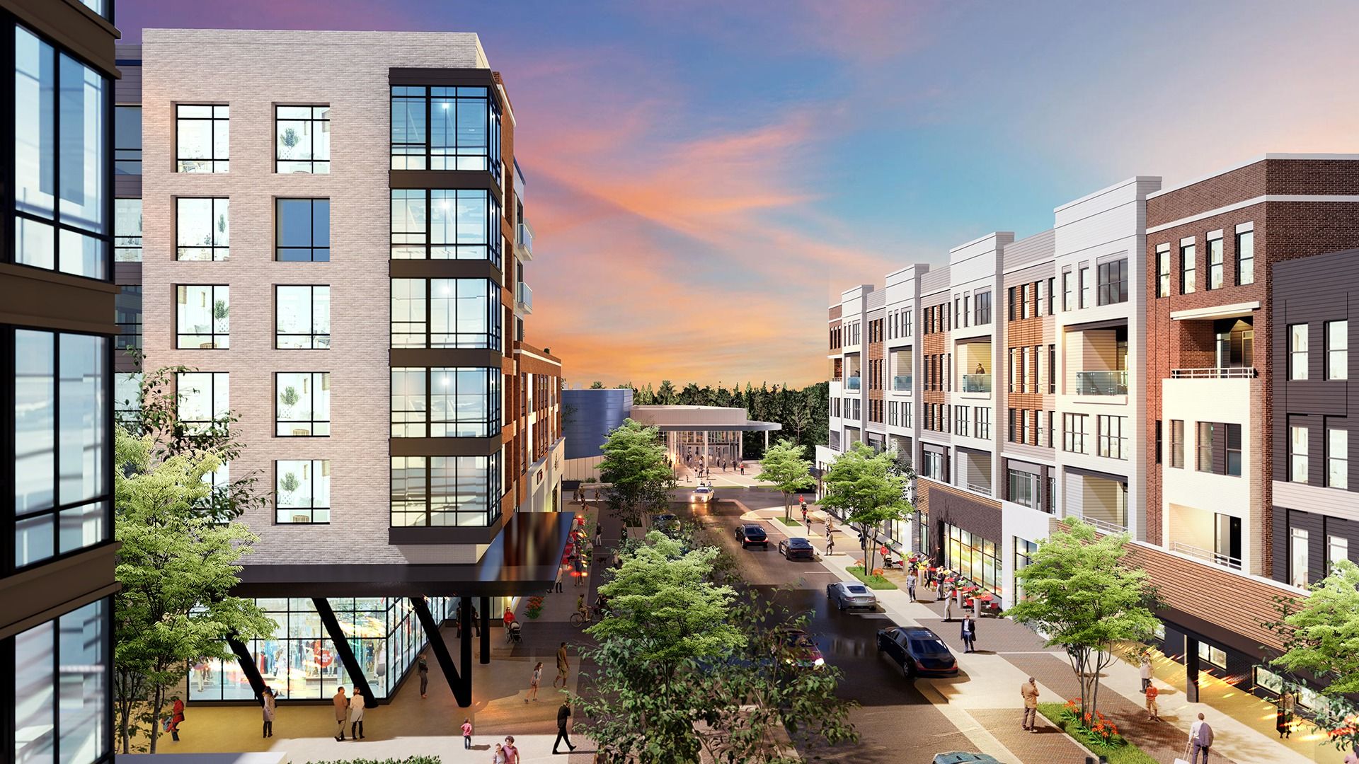 Aerial Rendering Showcasing the Interactive Community Kincora Offers to all Residents