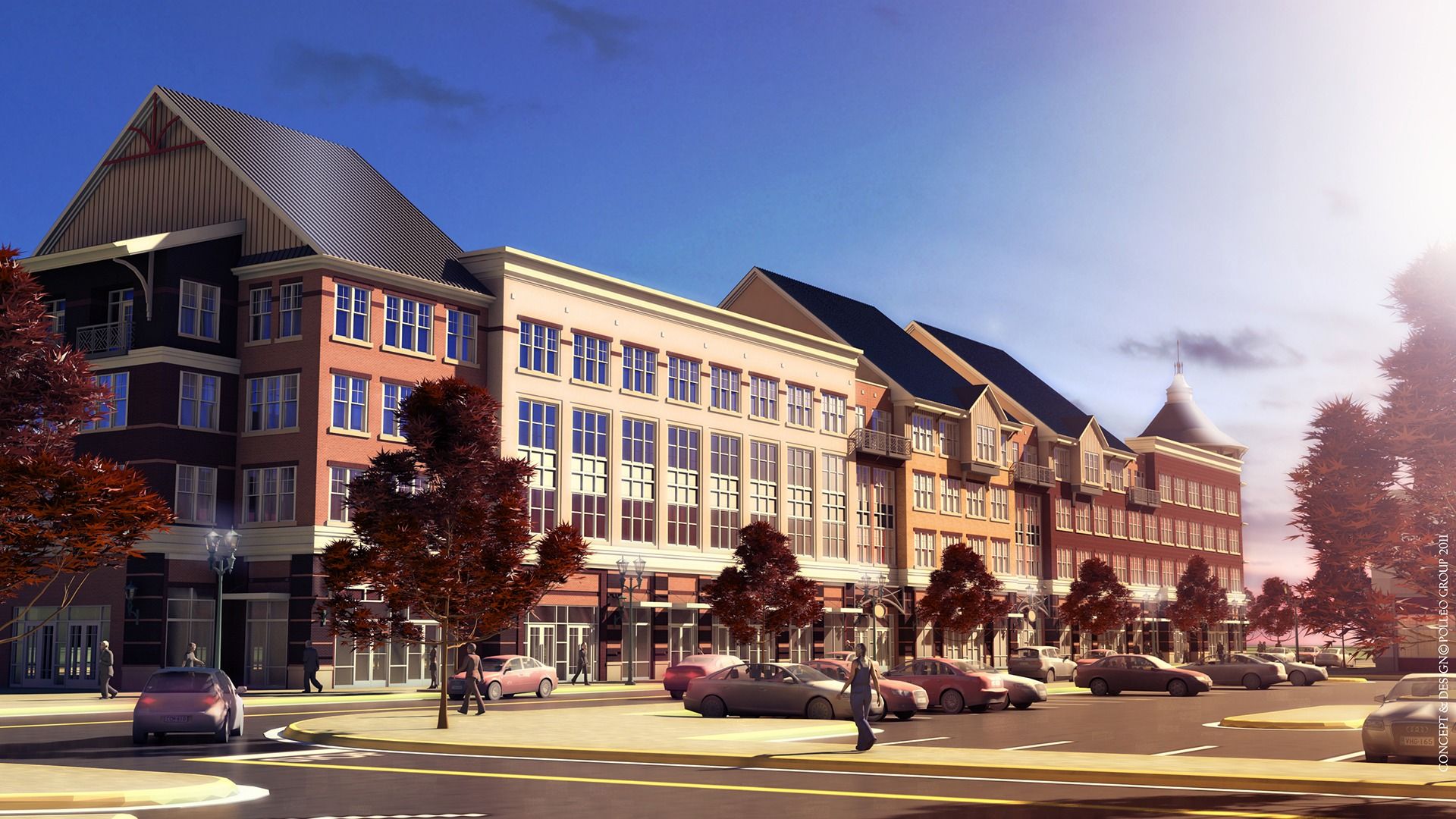 Community Rendering Showcasing the Retail Space Coming Soon to Kincora in Loudoun County