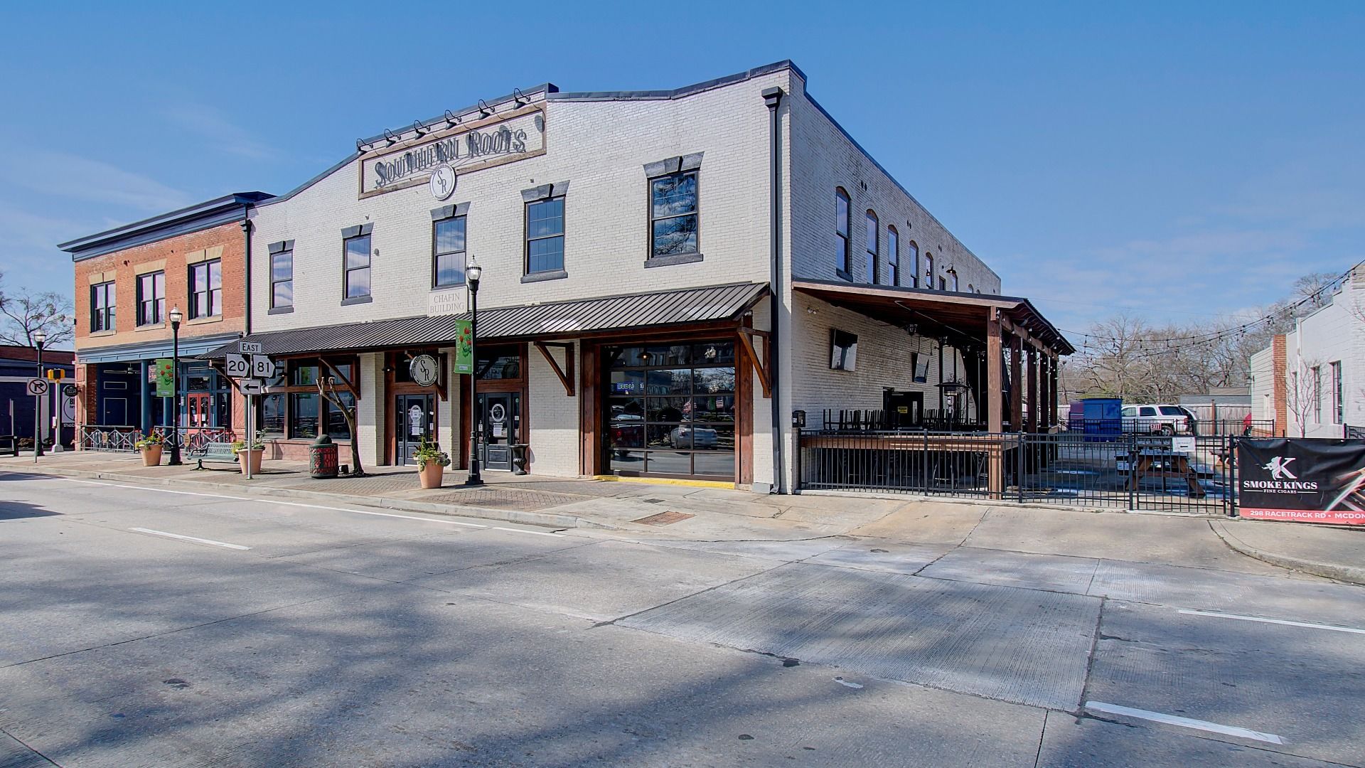 Popular restaurant, Southern Roots, in Downtown McDonough Sqaure