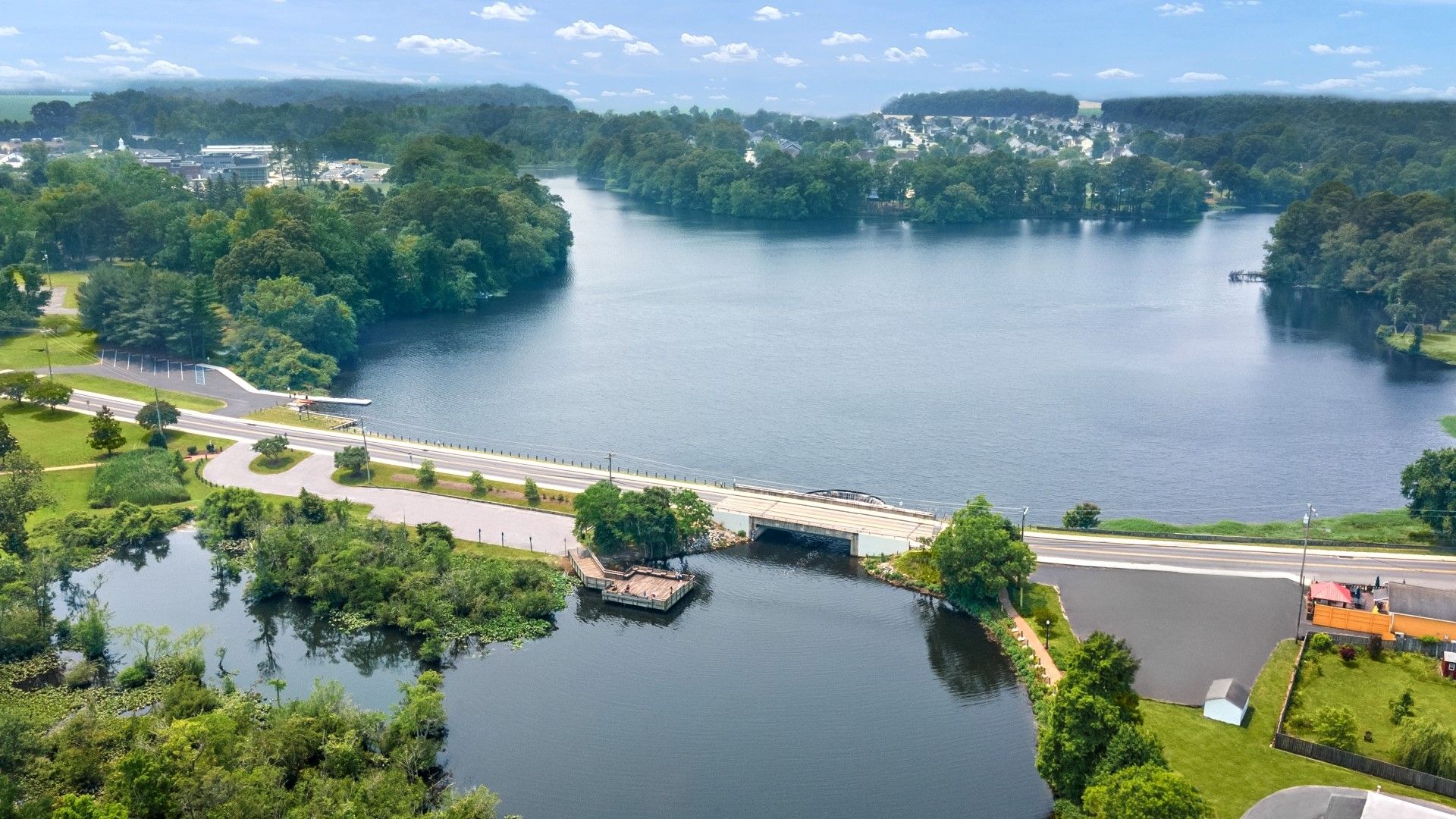 Aerial View of Wagamons Pond