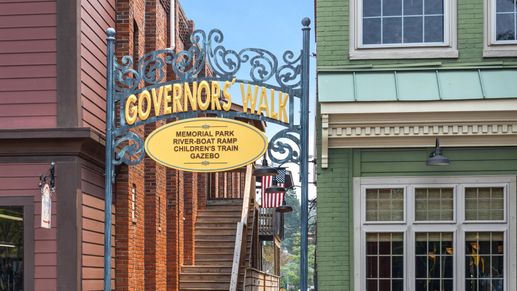 Governors' Walk in Historic Downtown Milton, DE