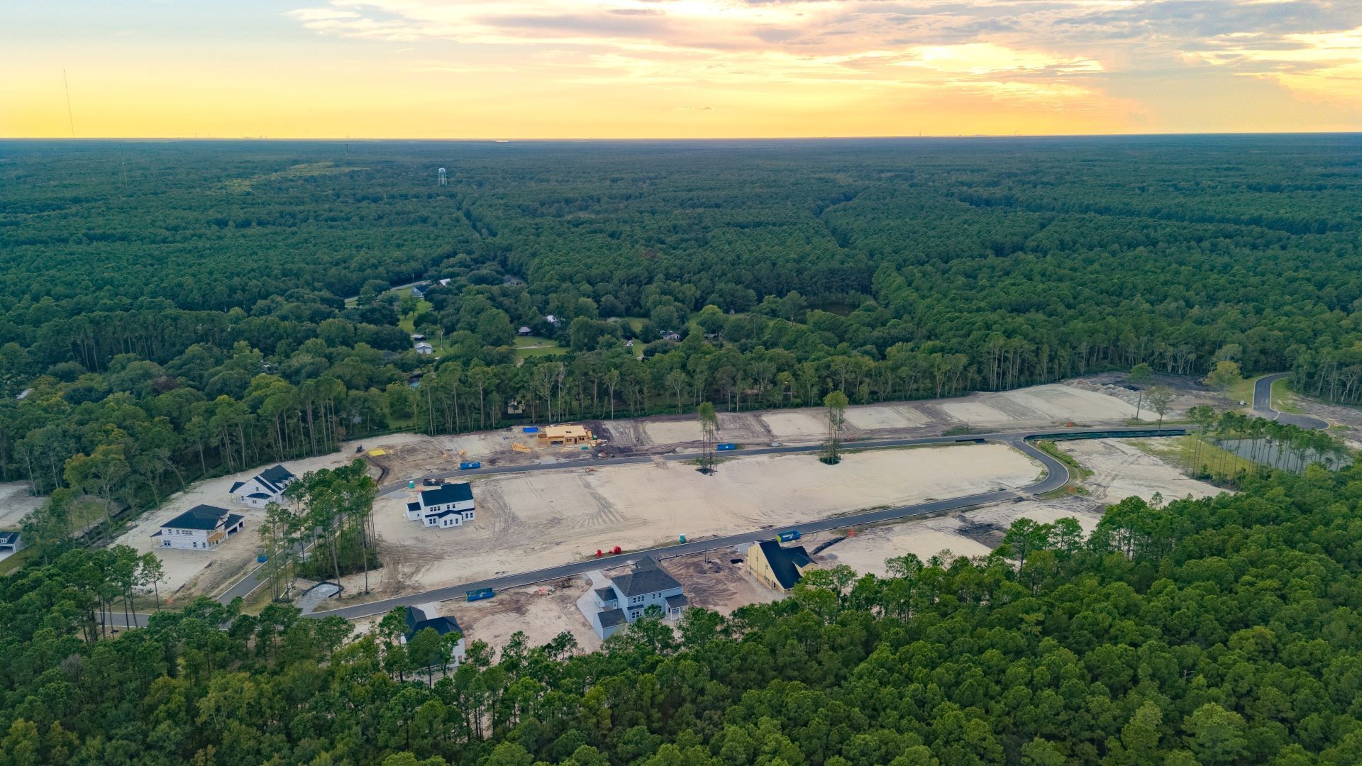 Pamlico Terrace community drone photo