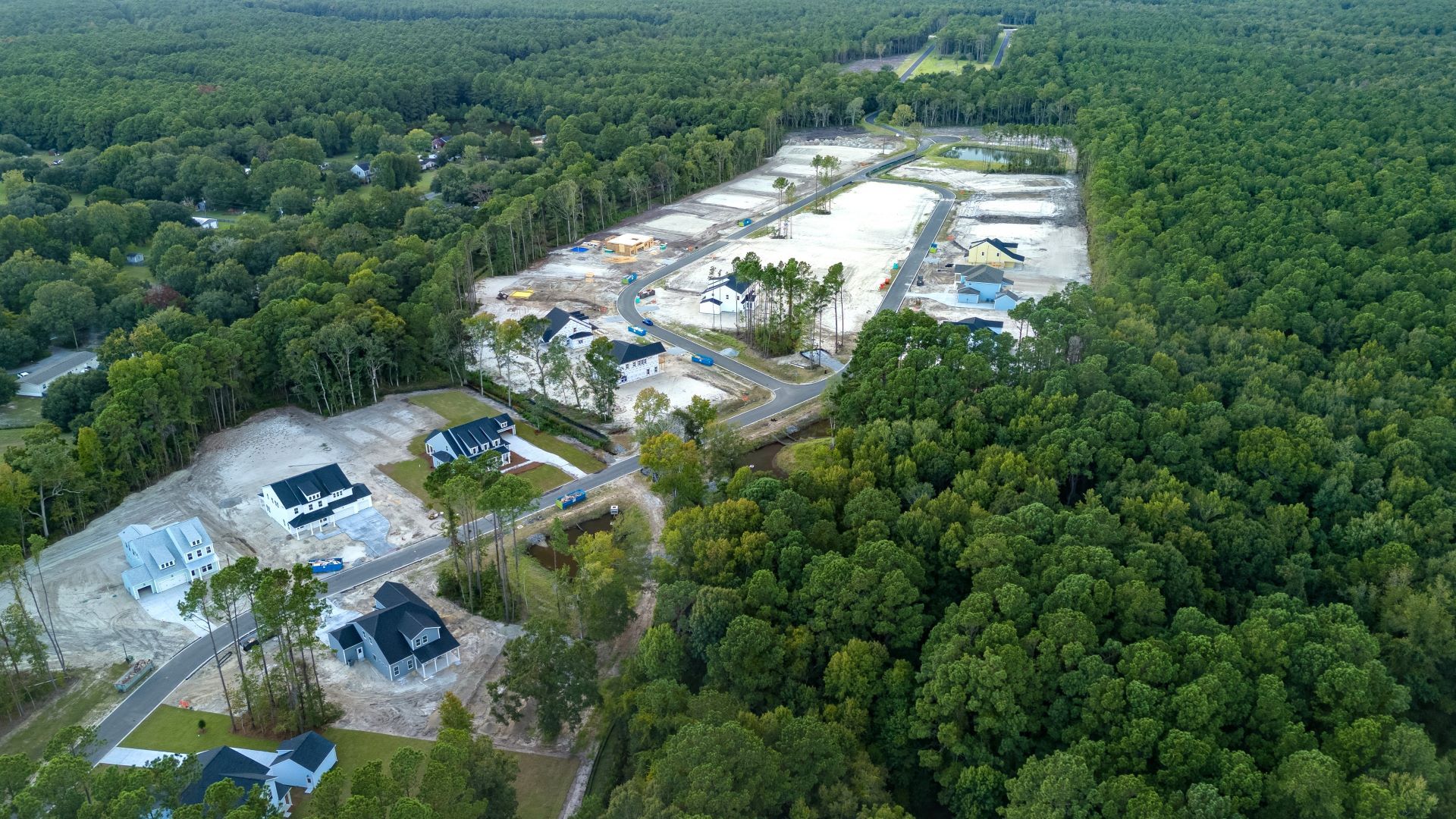 Pamlico Terrace community drone photo