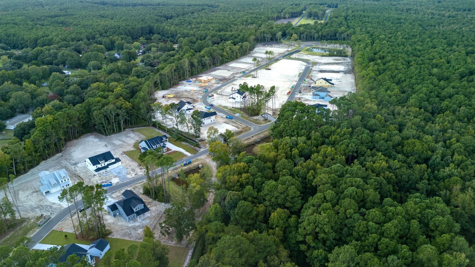 Pamlico Terrace community drone photo