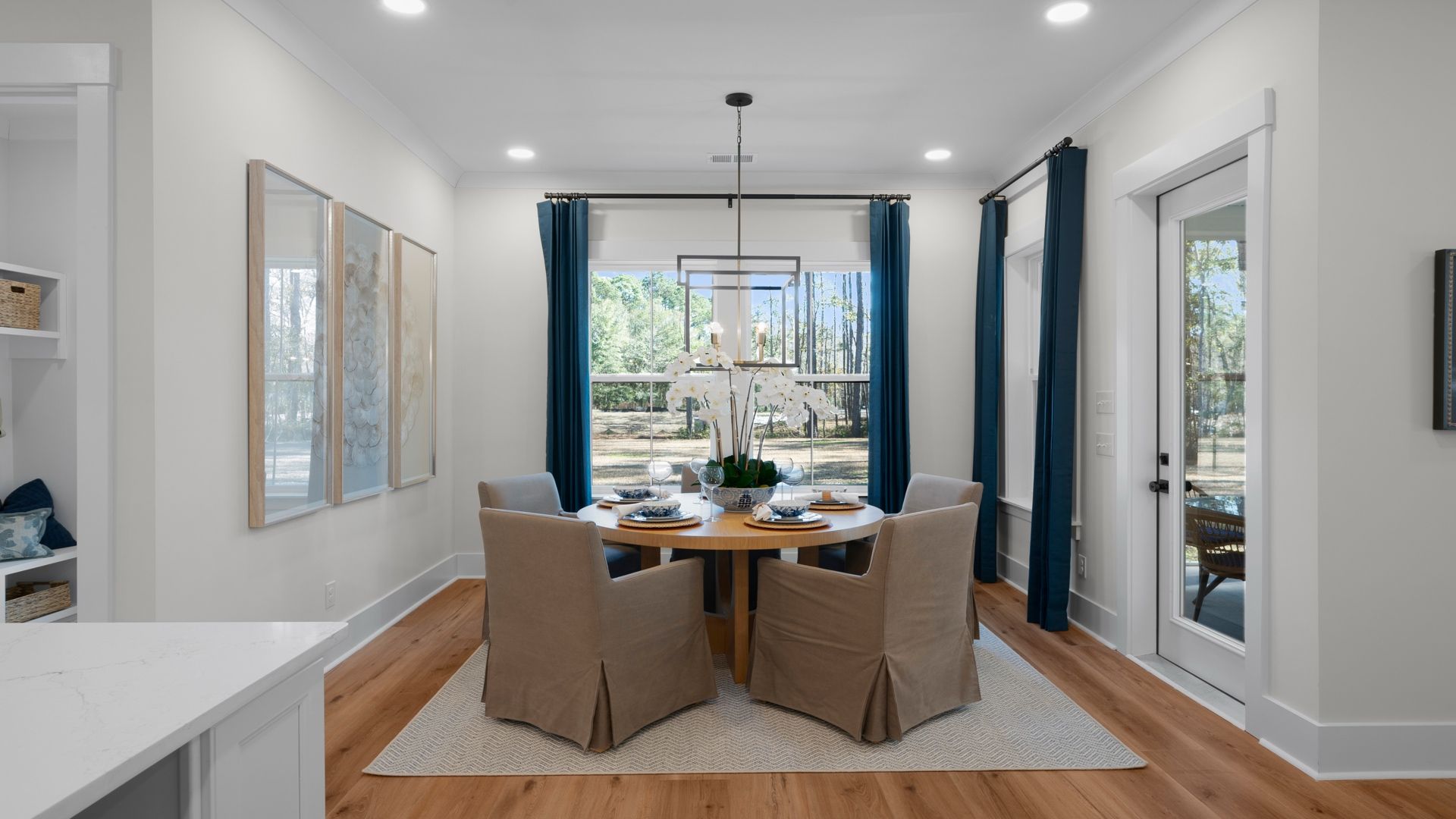 Eat In Area- at Pamlico Terrace at by DRB Homes features high ceiling great big window to enjoy the scenery
