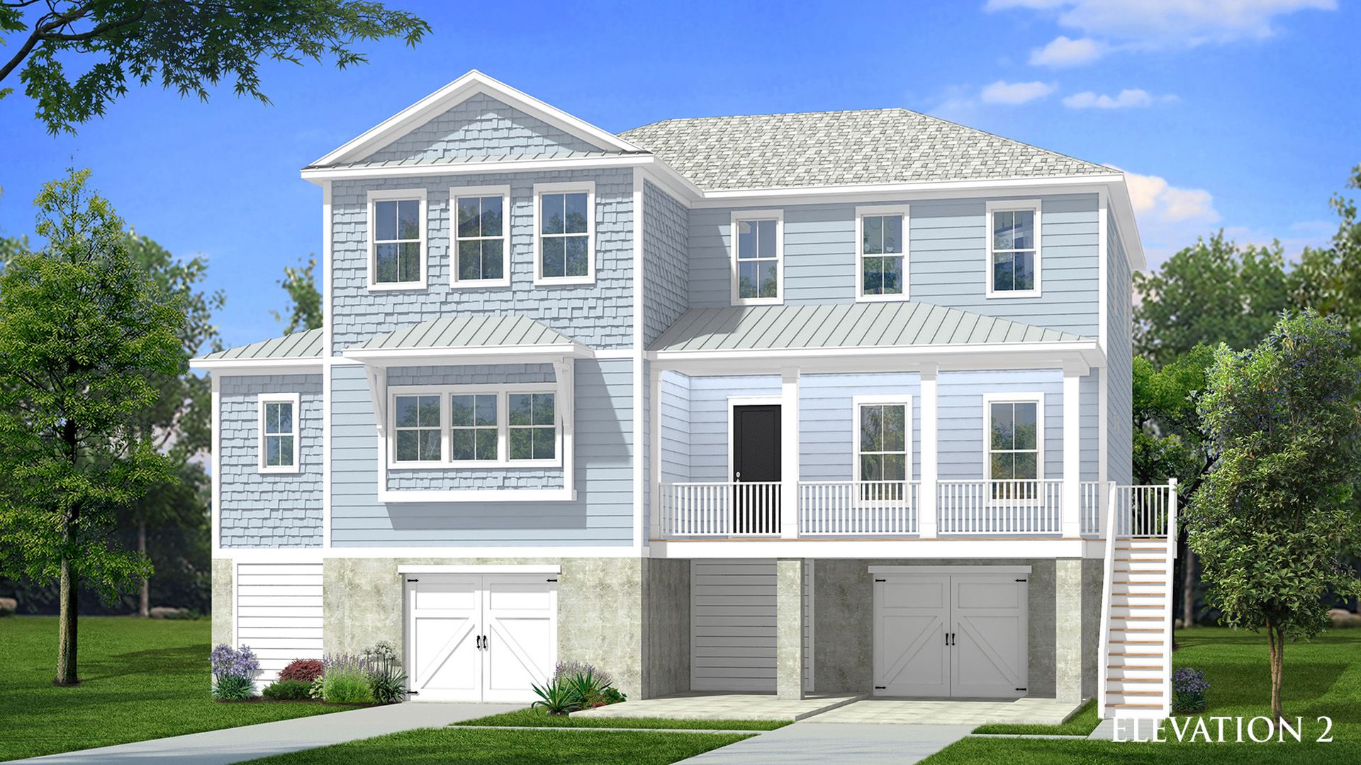 New Elevated Drive Under Single Family Homes in Mount Pleasant near Target and Isle of Palms Beach