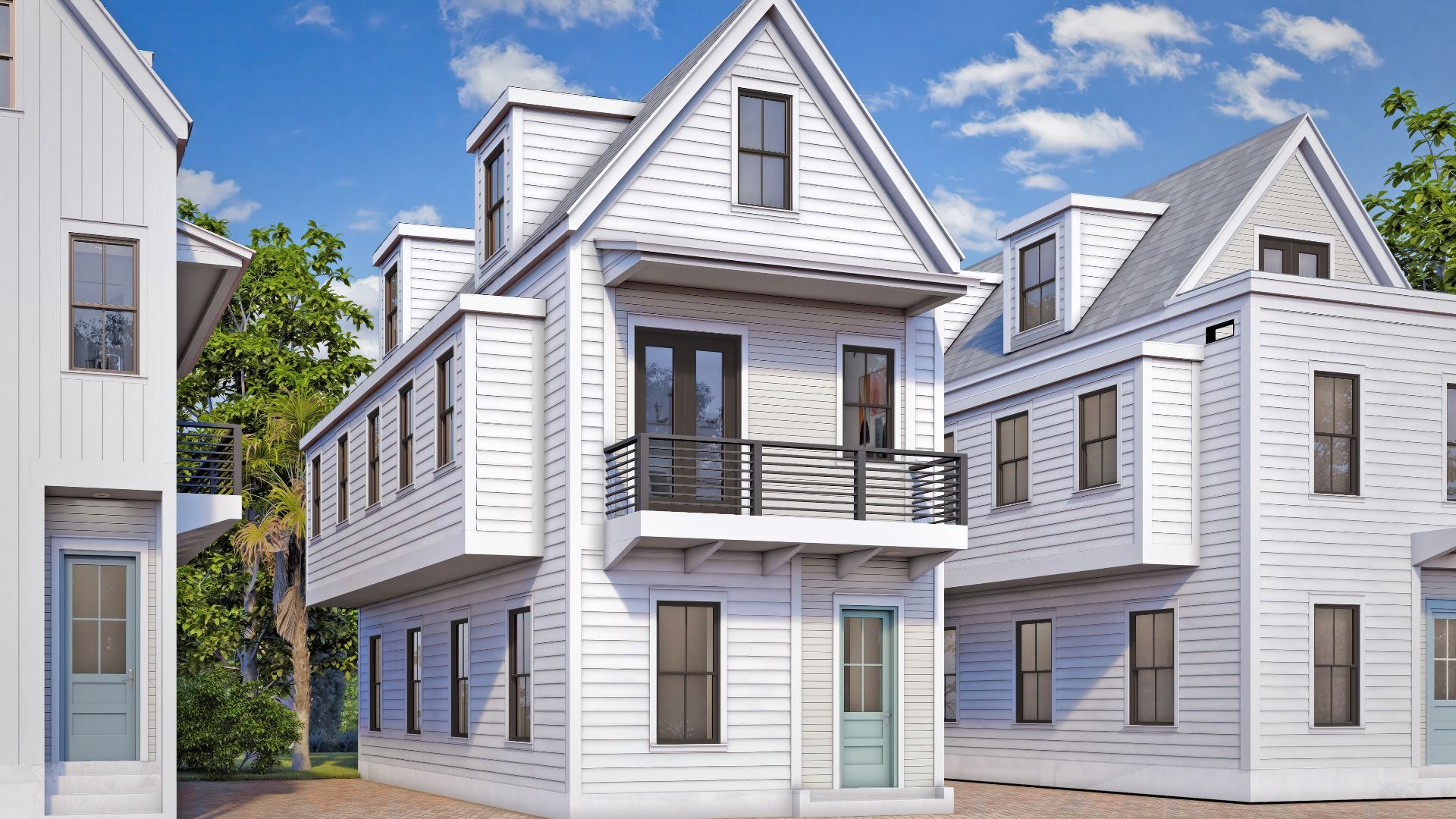 The Sullivan model- in Grants Court Downtown Charleston by DRB Homes