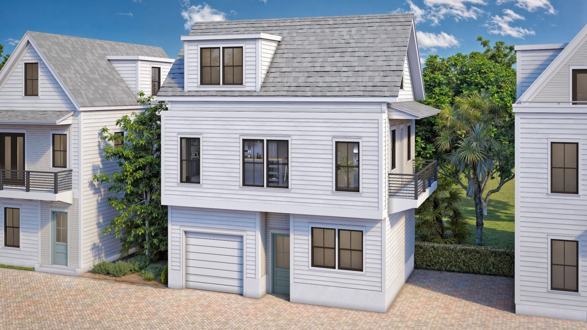 The Ashford model- in Grants Court Downtown Charleston by DRB Homes