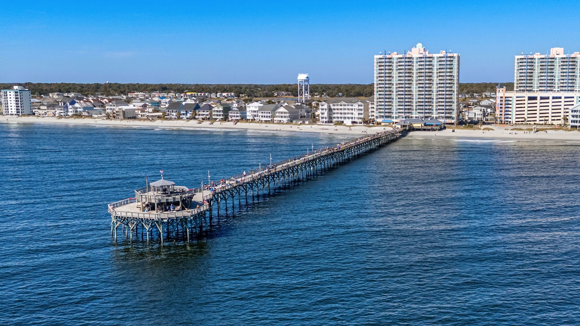 Enjoy fishing and ocean views at Cherry Grove Pier close to Seabreeze by DRB Homes